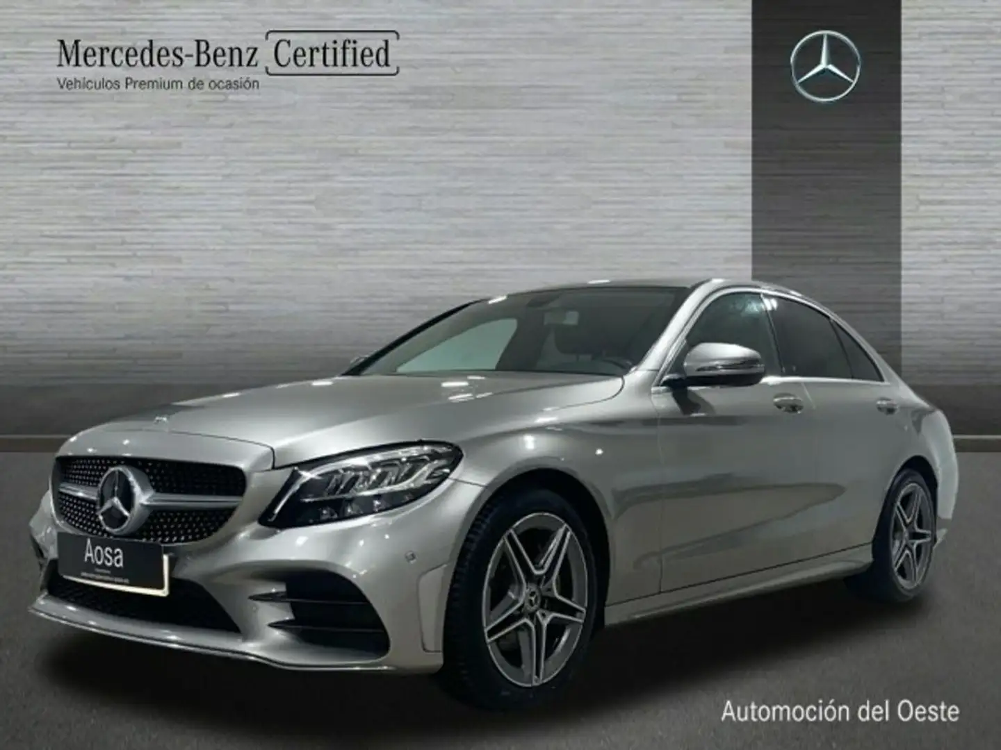 Mercedes-Benz C 200 d amg line (euro 6d-temp) Silber - 1