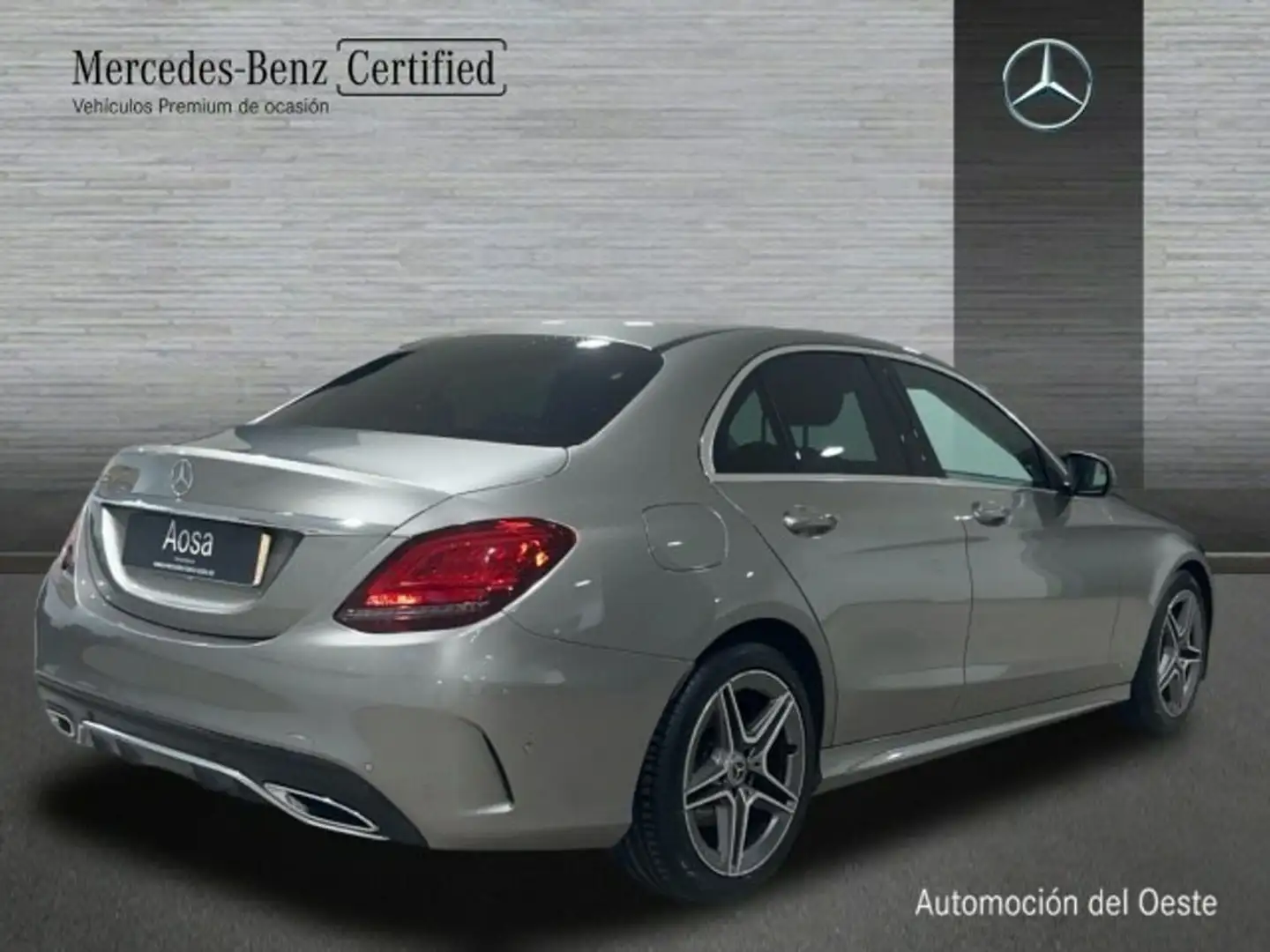Mercedes-Benz C 200 d amg line (euro 6d-temp) Silber - 2