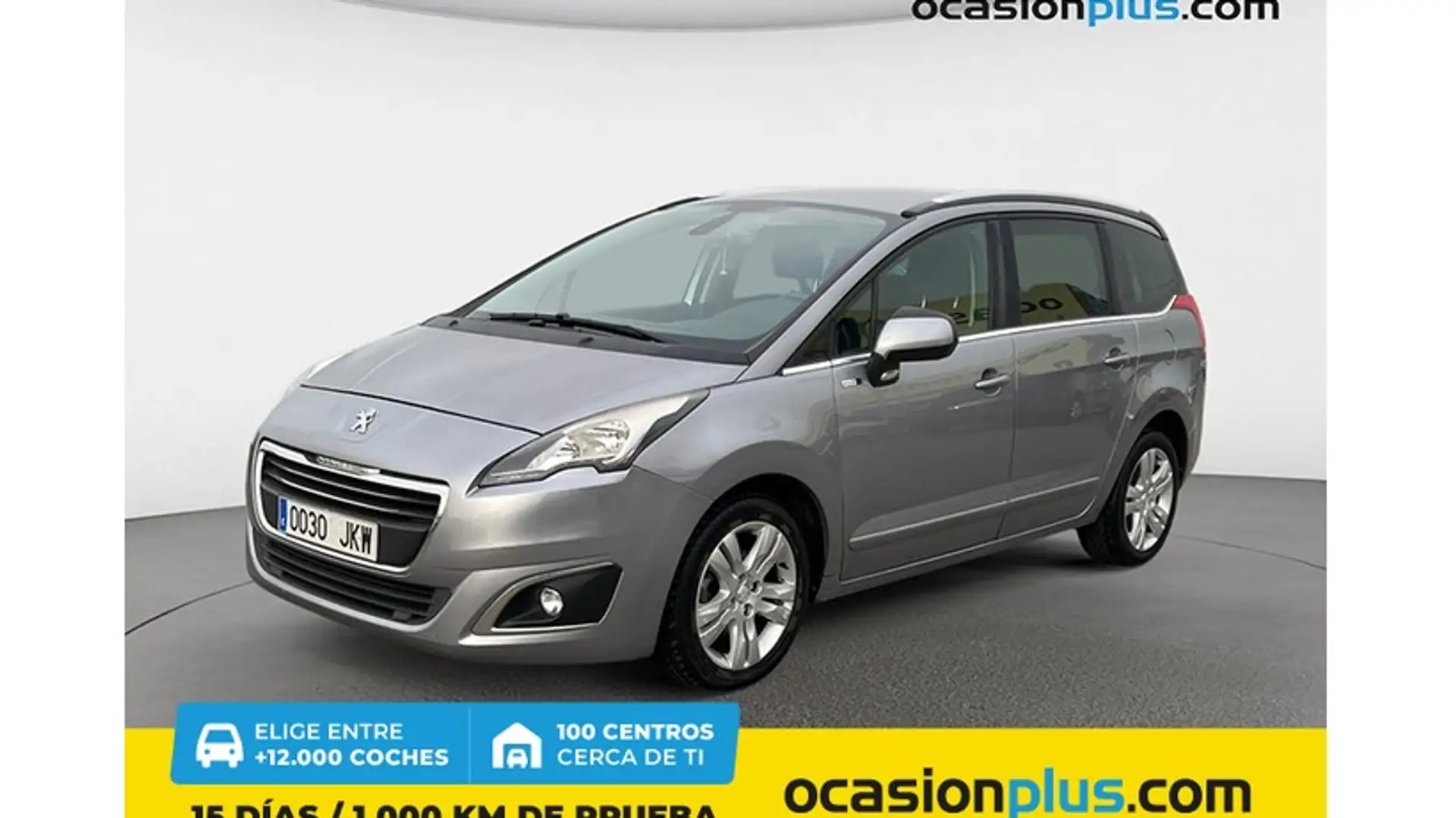 Peugeot 5008 1.6 BlueHDi Style 7 pl. 120 Gris - 1