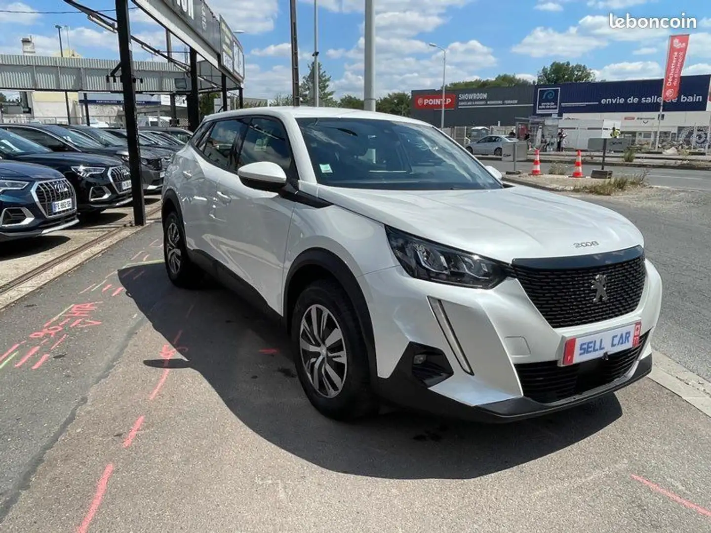 Peugeot 2008 1.5 bluehdi 110 Active Business 2021 Blanc - 2