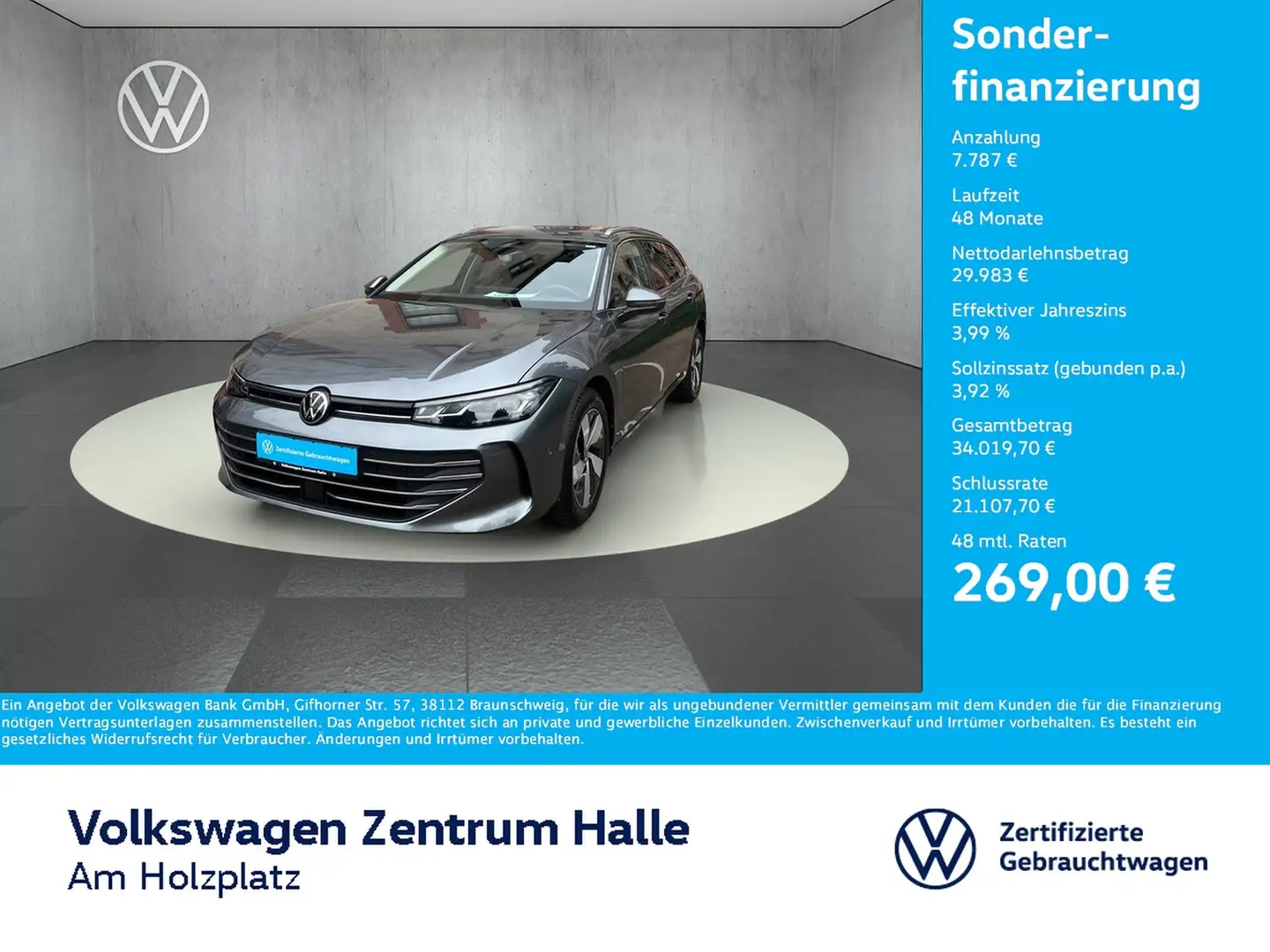 Volkswagen Passat Variant 1.5 eTSI 110 kW Business DSG Grau - 1
