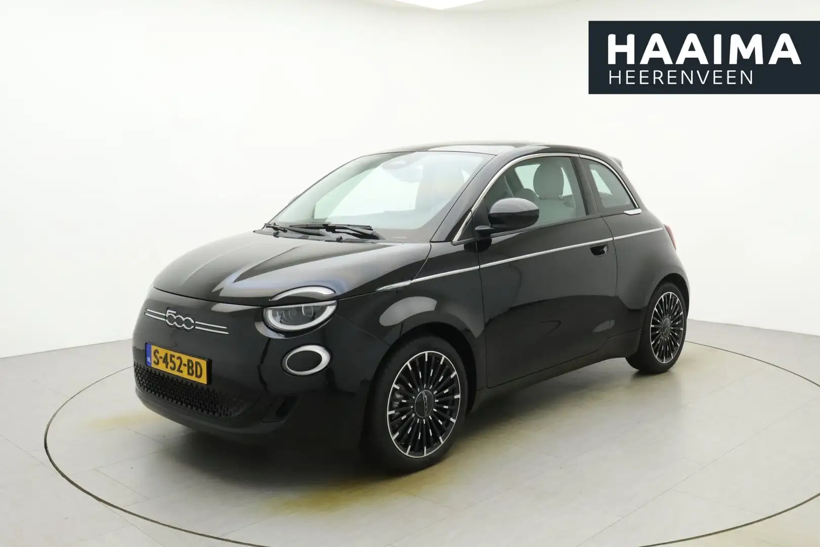 Fiat 500e La Prima 42 kWh | DEMO | 100% elektrisch | Panoram Zwart - 1