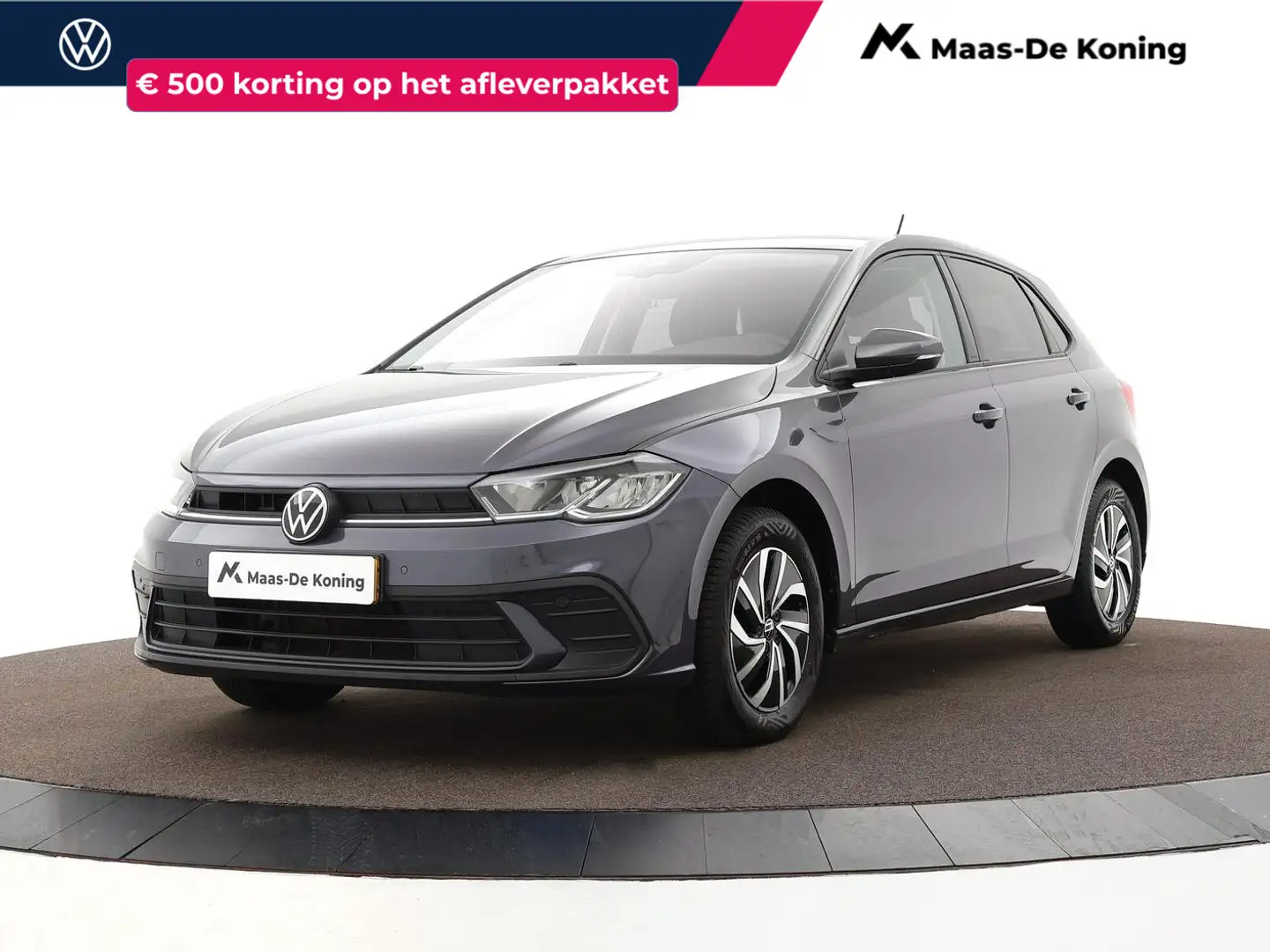 Volkswagen Polo 1.0 TSI 95pk Life · Apple/Android Car Play · P-Sen Gris - 1