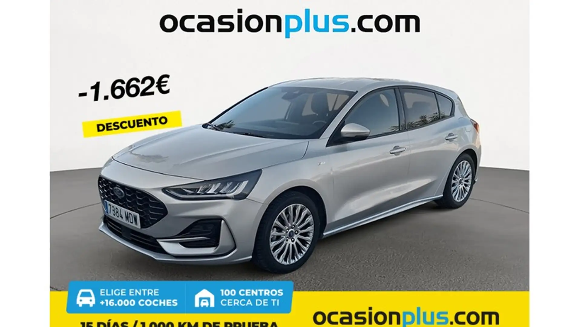Ford Focus 1.0 Ecoboost MHEV ST-Line 125 Silber - 1