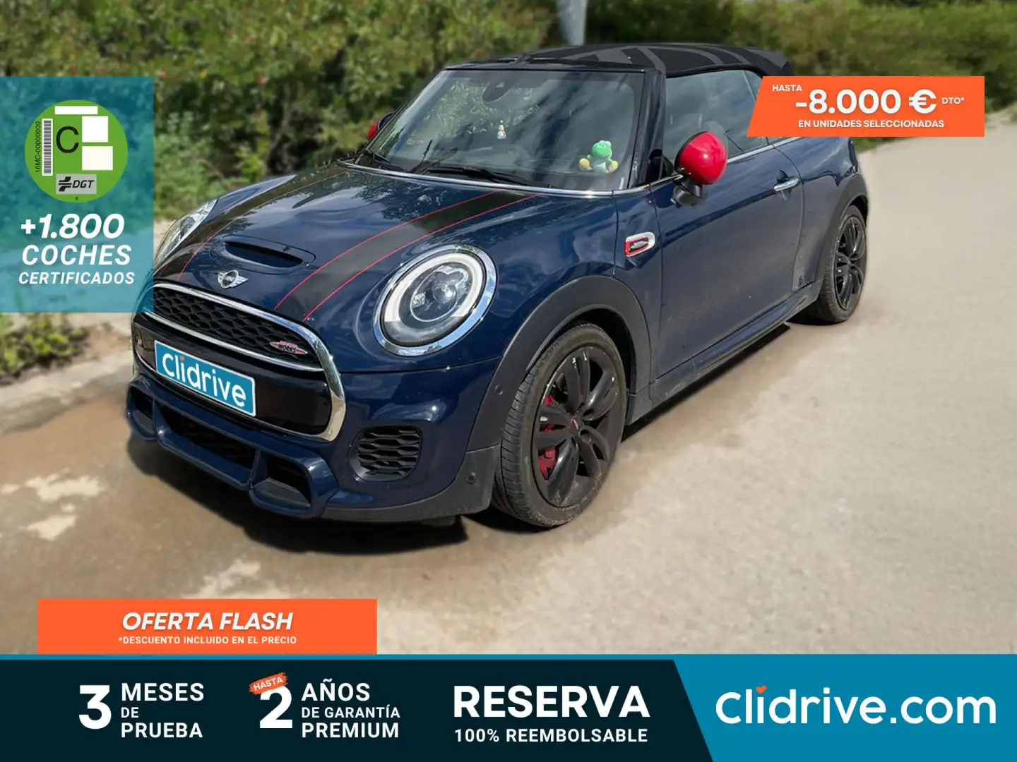 MINI John Cooper Works Cabrio Azul - 1