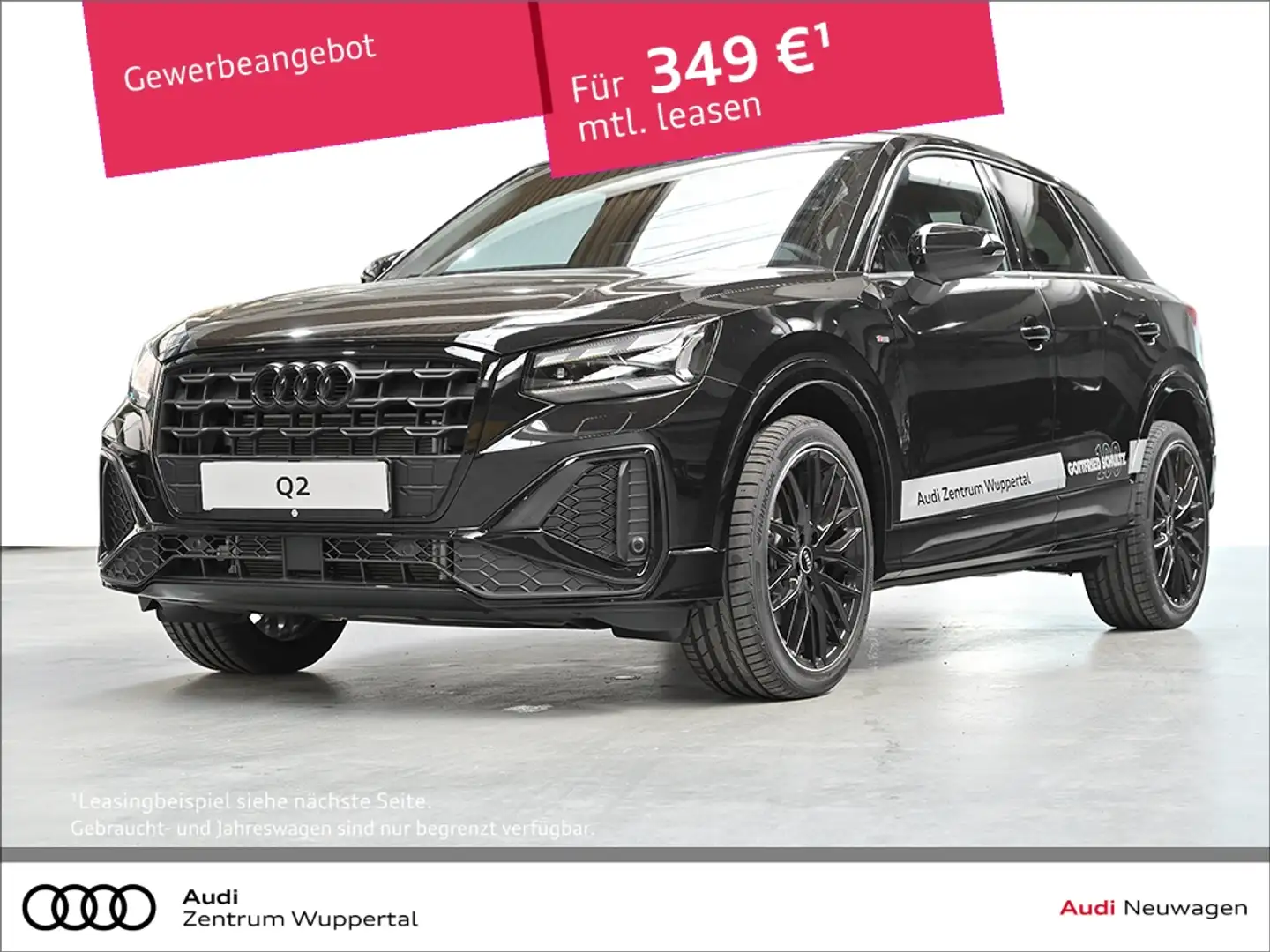 Audi Q2 S LINE 35 TDI KAMERA AHK GRA MATRIX LED SHZ PC Noir - 1