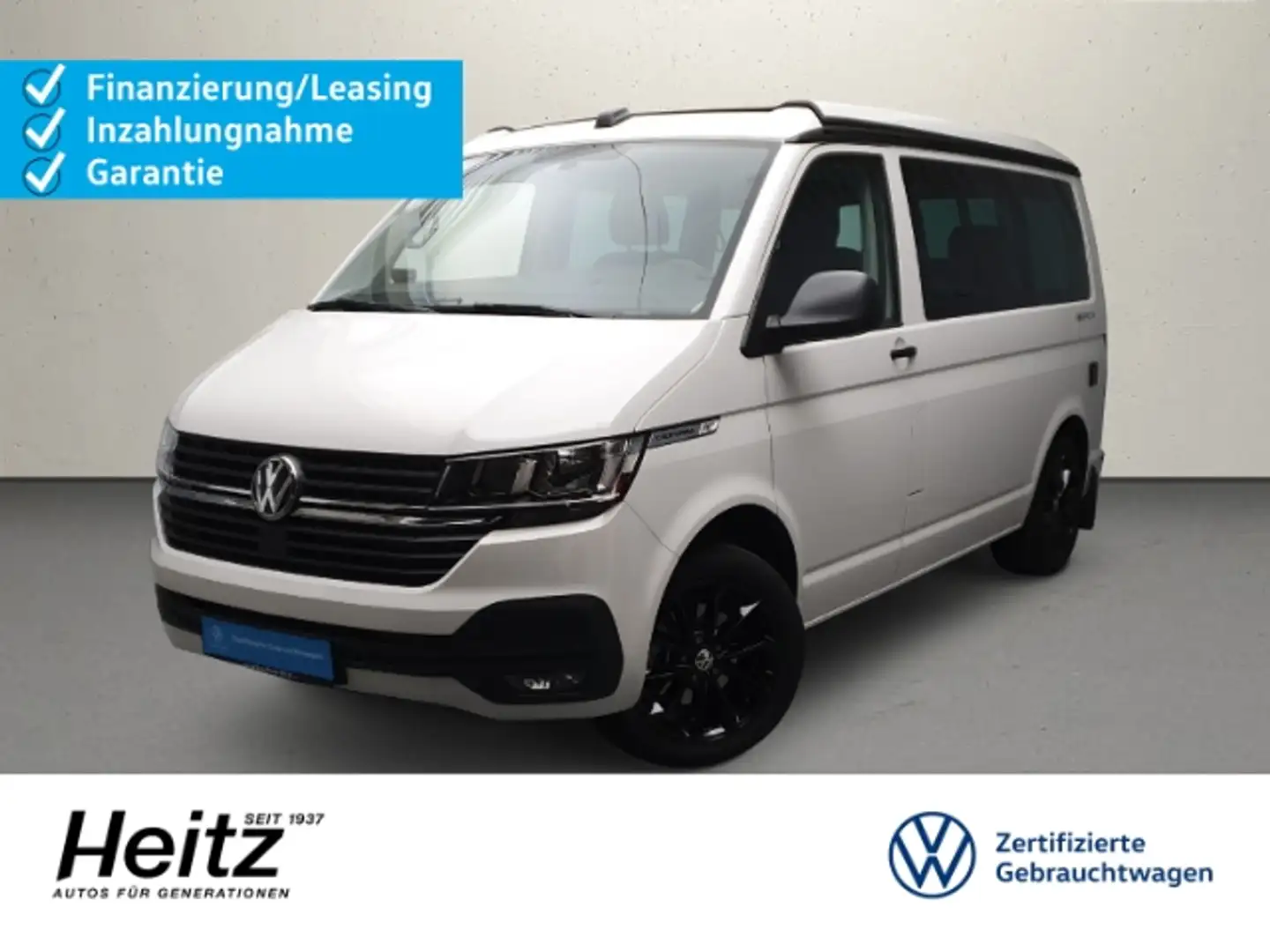 Volkswagen T6.1 California Beach Camper 4MOTION DSG AHK Navi Weiß - 1