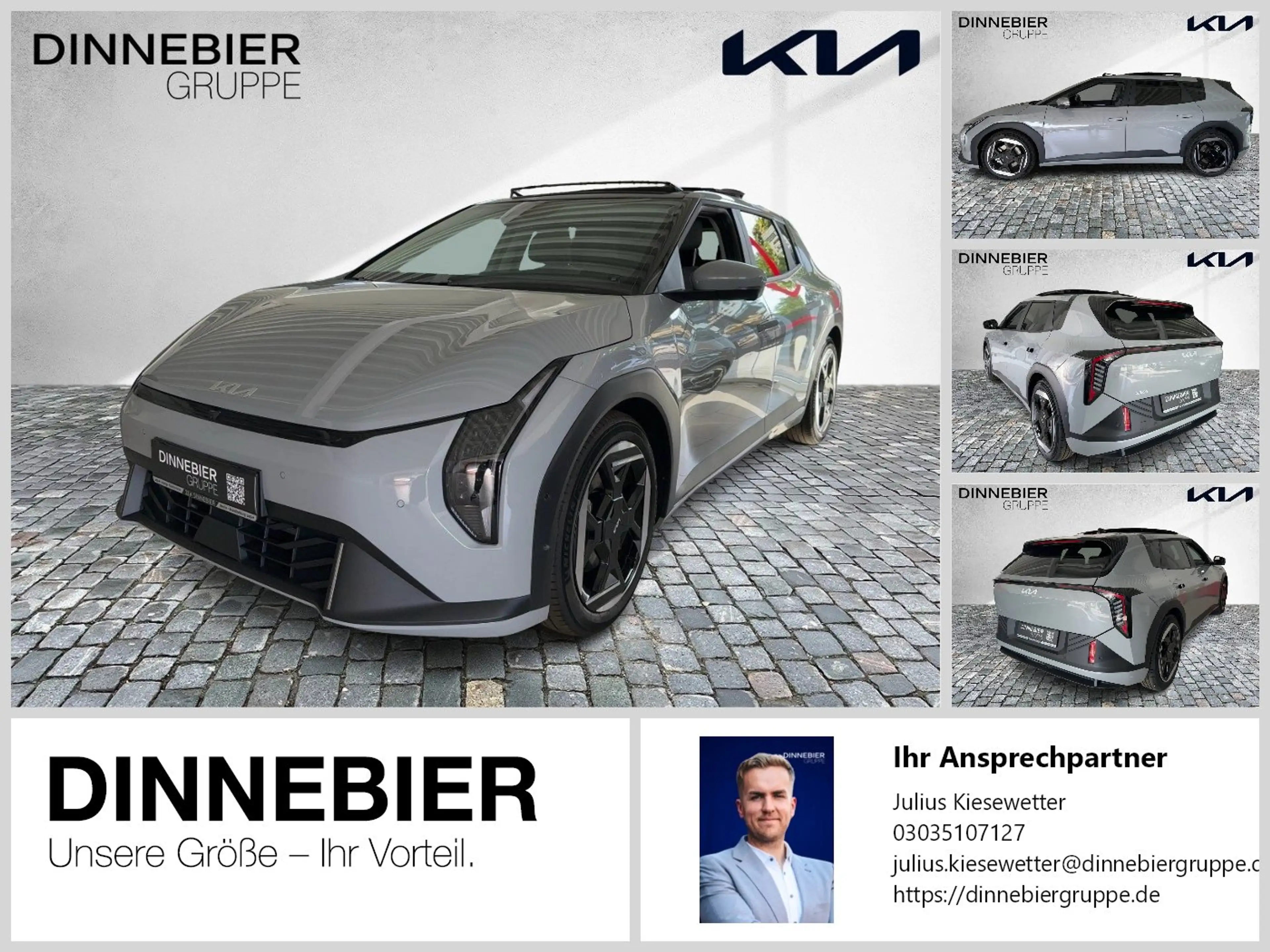 Kia EV4 Earth 81.4 kWh LED+360°Kamera+Glasdach