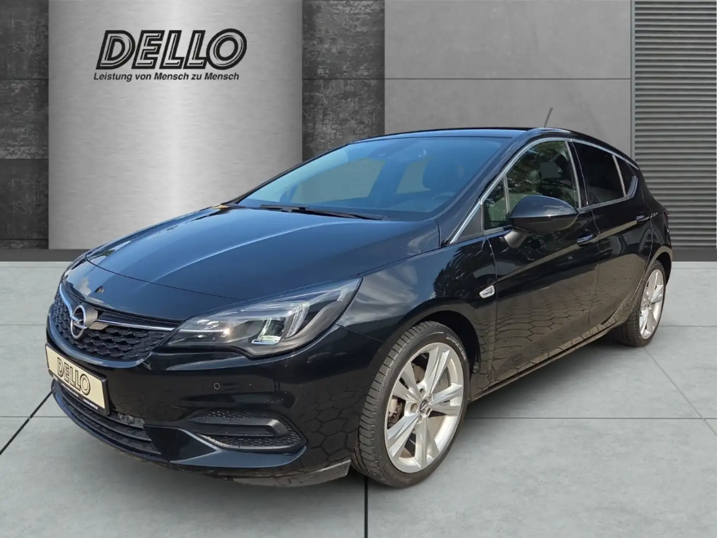 Opel Astra 1.2 Elegance PDCv+h SHZ LenkradHZG Regensensor Rüc Negro - 1
