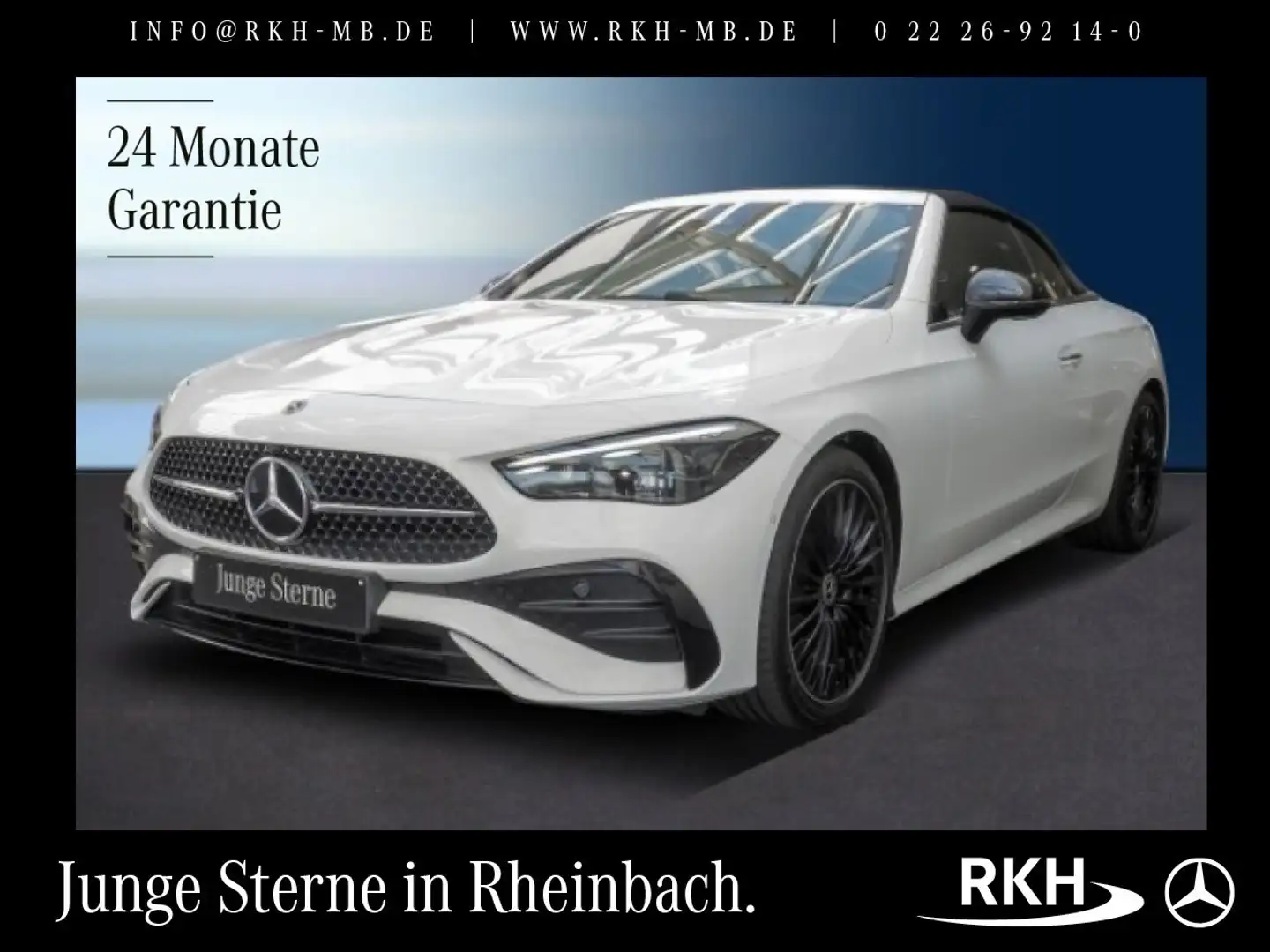 Mercedes-Benz CLE 200 CLE 200 Cabrio AMG Line Night/360°/Distr./Memory Weiß - 1