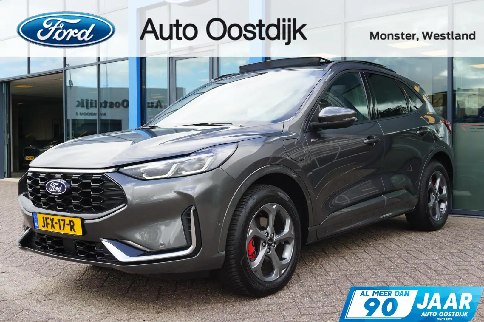 Ford Kuga 2.5 PHEV ST-Line X 243PK Elek. Trekhaak Panodak AG Grau - 1