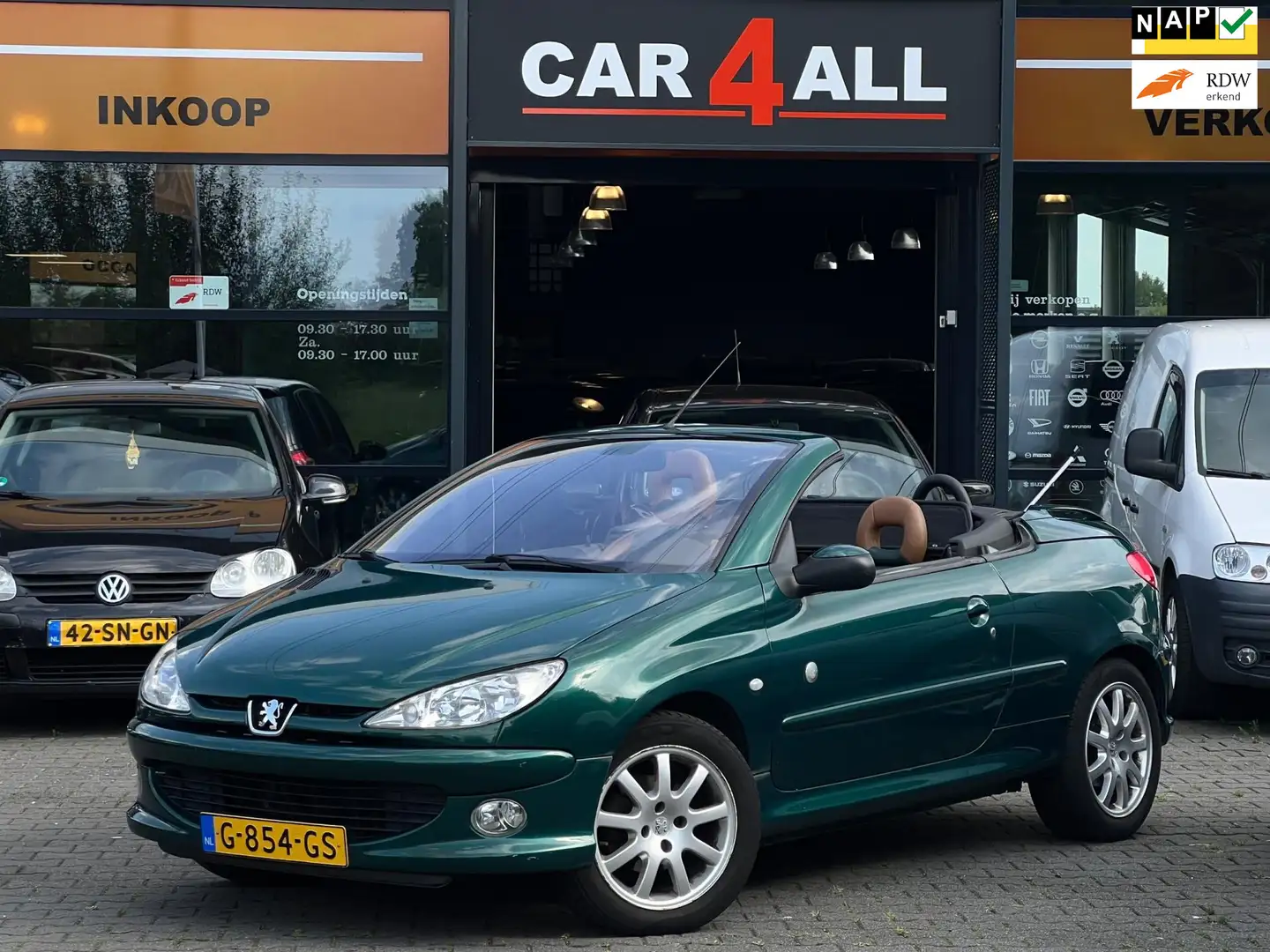 Peugeot 206 CC 1.6-16V Roland Garros CLIMA/ELEKRAMEN/LEDER/TRE Vert - 1