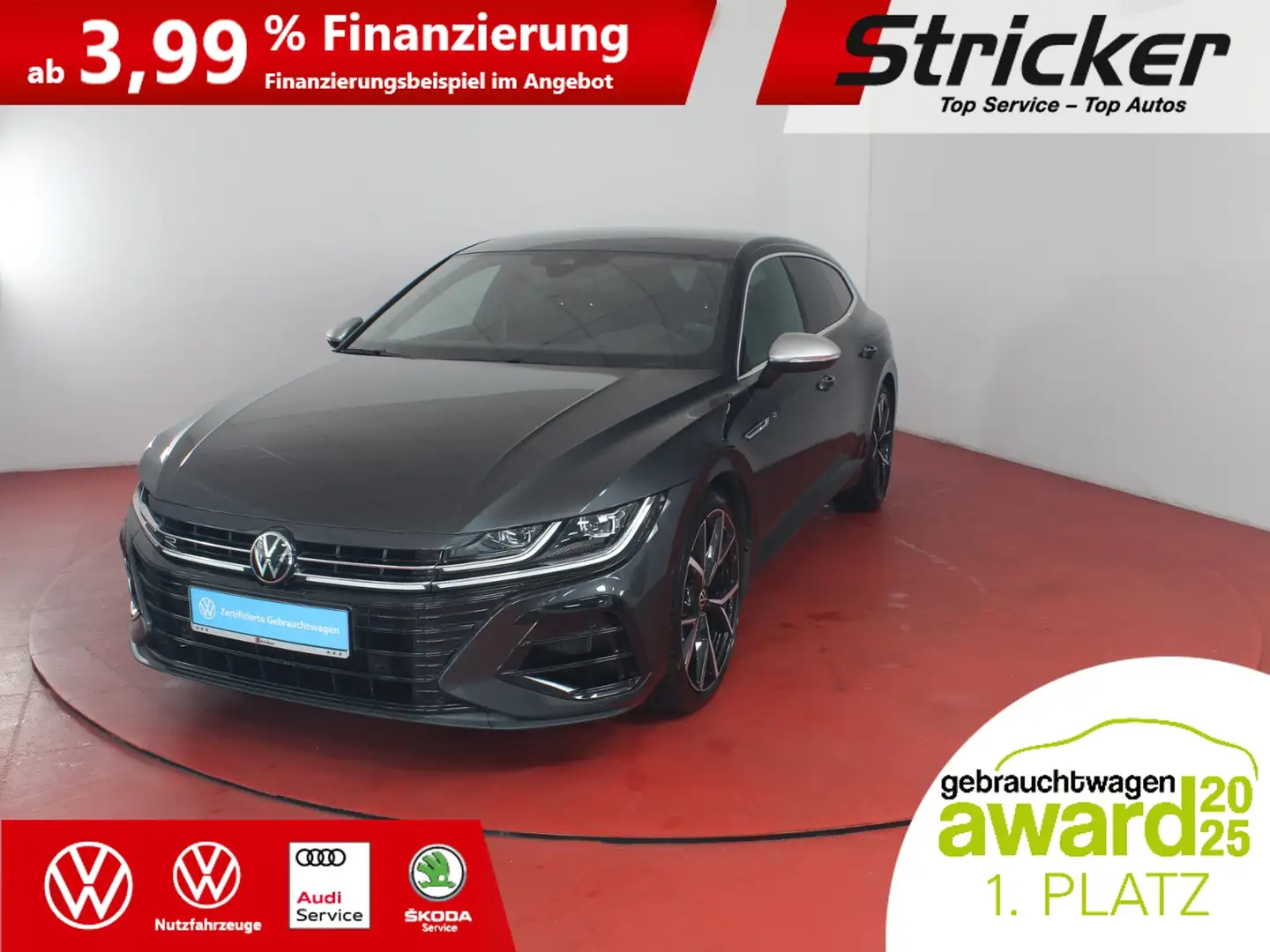 Volkswagen Arteon Shooting Brake R 2.0TSI 438,-ohne Anzahlung AHK N Gris - 2