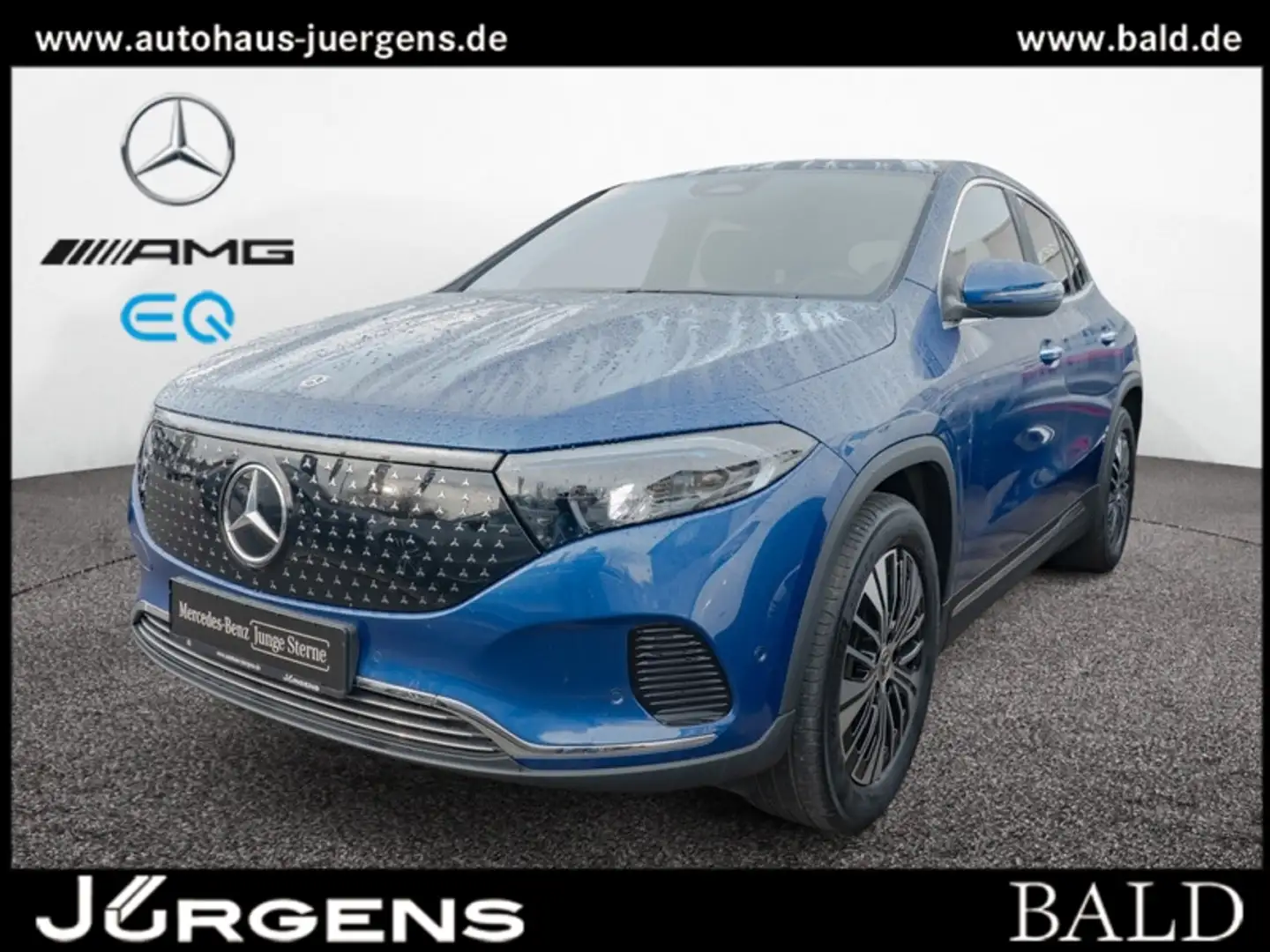 Mercedes-Benz EQA 350 4M ElectricArt/LED/Cam/Totw/Keyl/Winter Modrá - 1