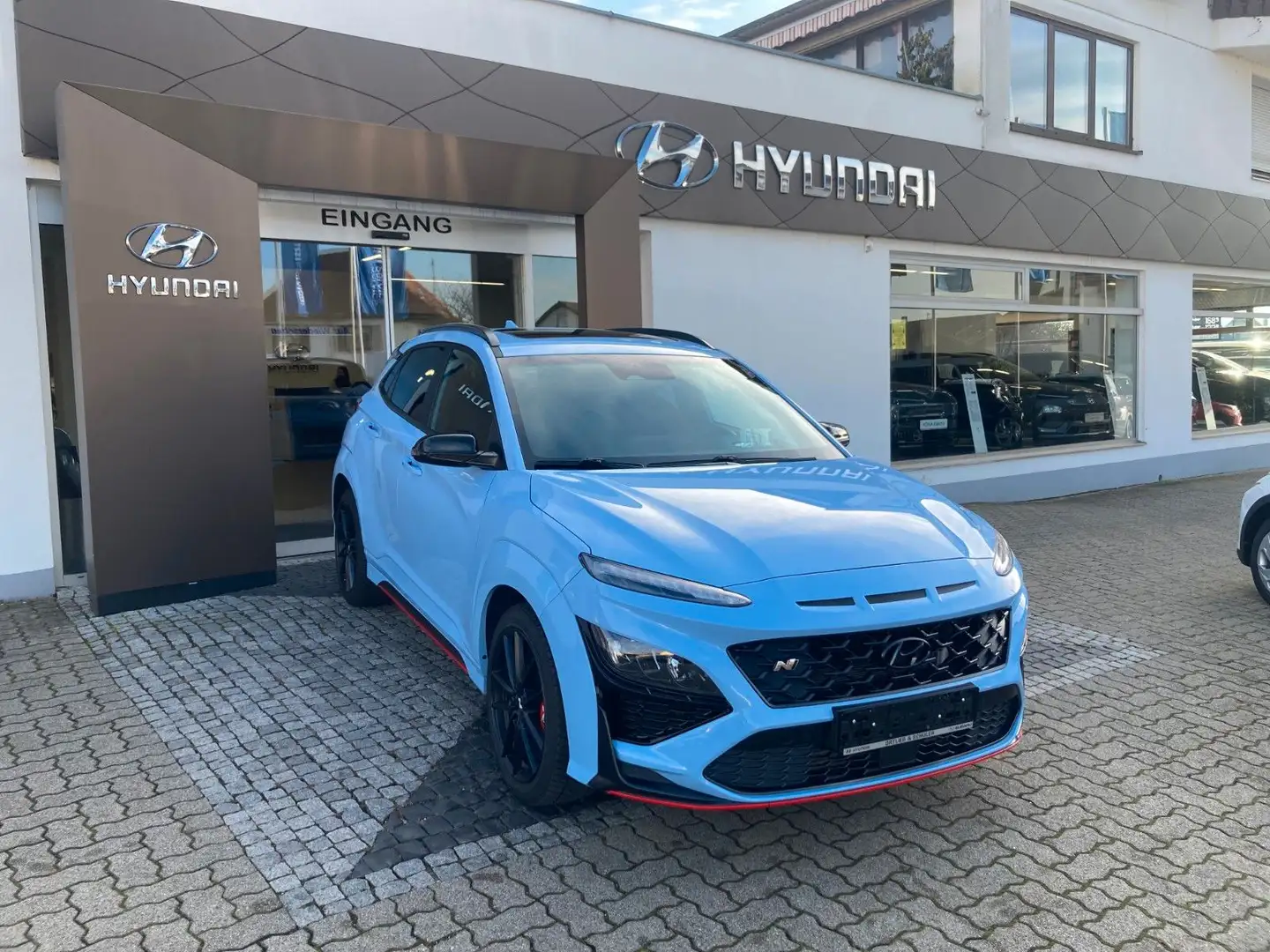 Hyundai KONA 2.0 T-GDI N-Performance DCT Assistenz+Glas Blauw - 1