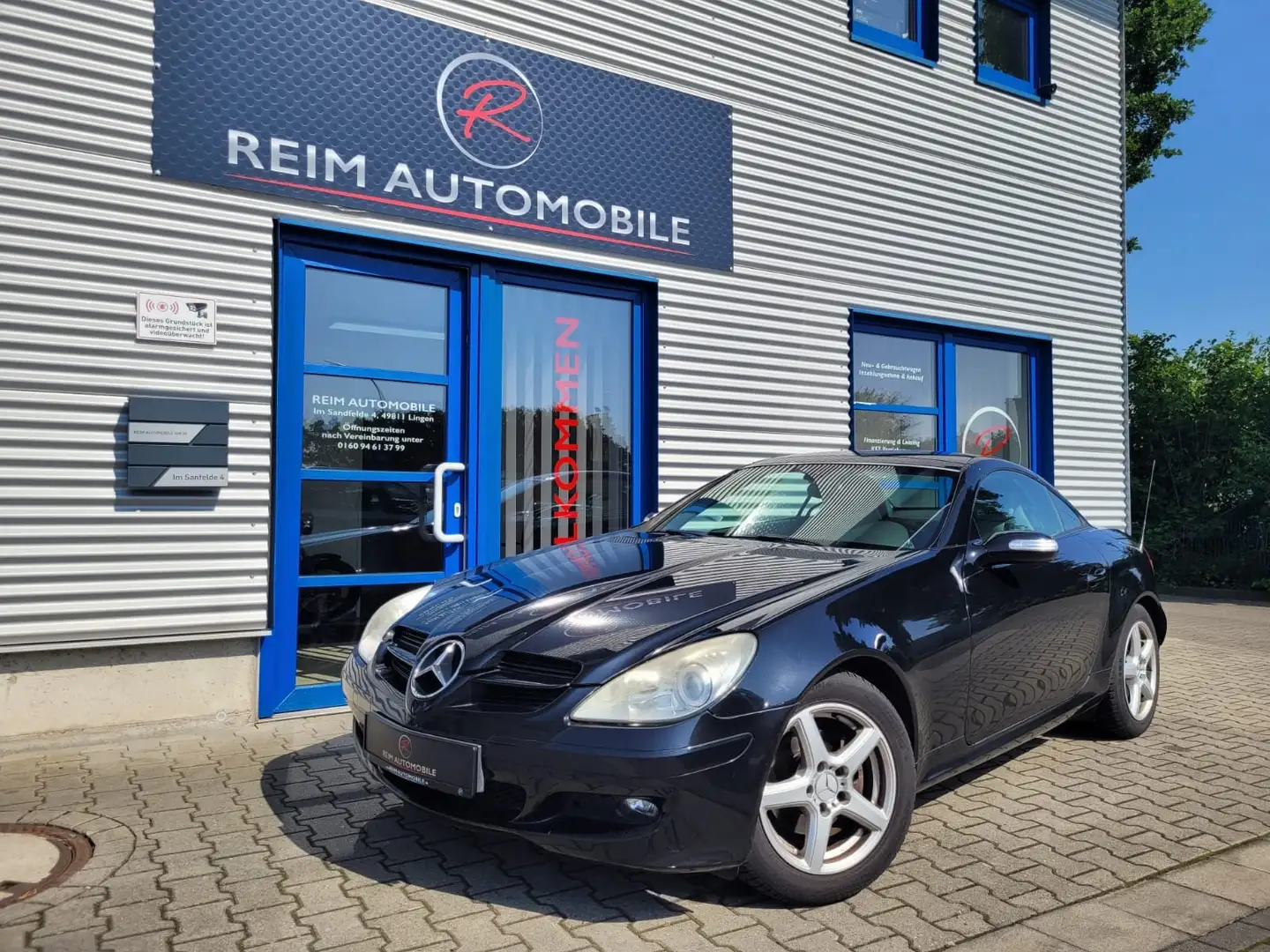 Mercedes-Benz SLK 200 Roadster Kompressor *TÜV 01/27*LEDER*NAVI*SHZ* Nero - 1