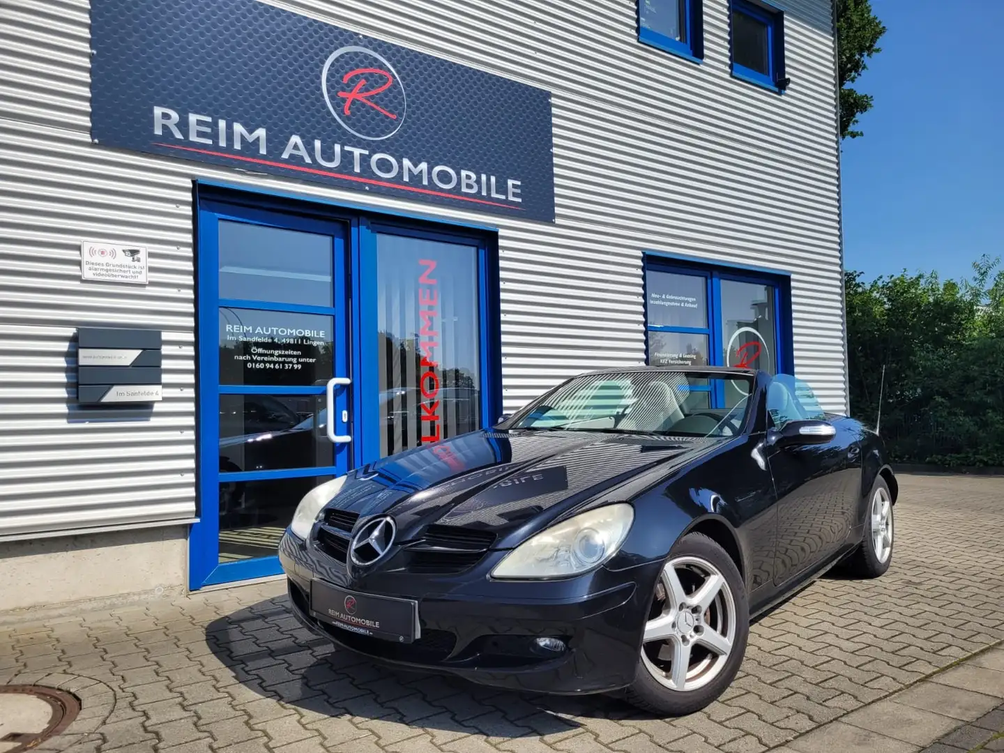 Mercedes-Benz SLK 200 Roadster Kompressor *TÜV 01/27*LEDER*NAVI*SHZ* Nero - 2