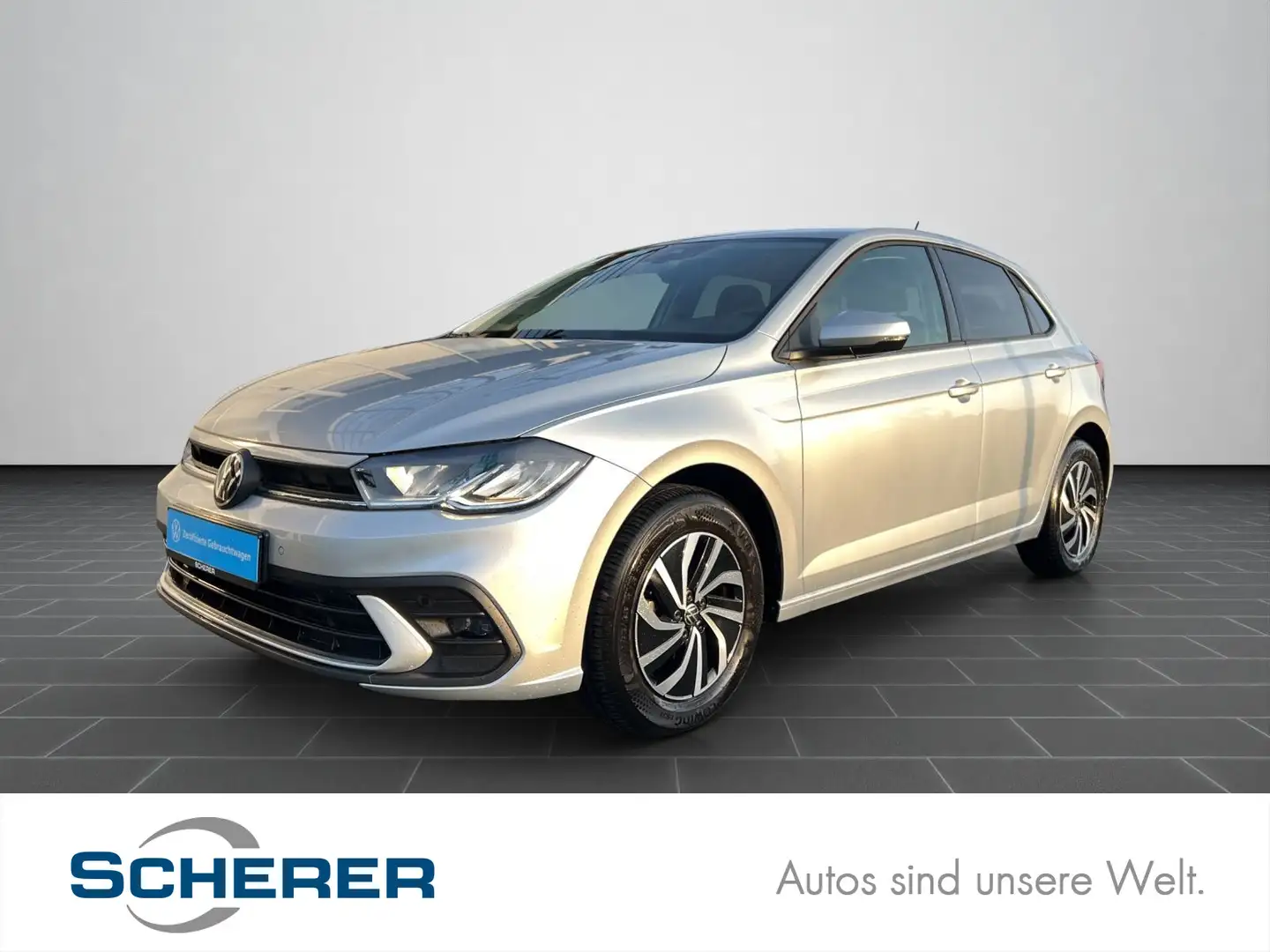 Volkswagen Polo 4All 1.0 TSI CARPLAY SHZ ALU PDC LED Silber - 1