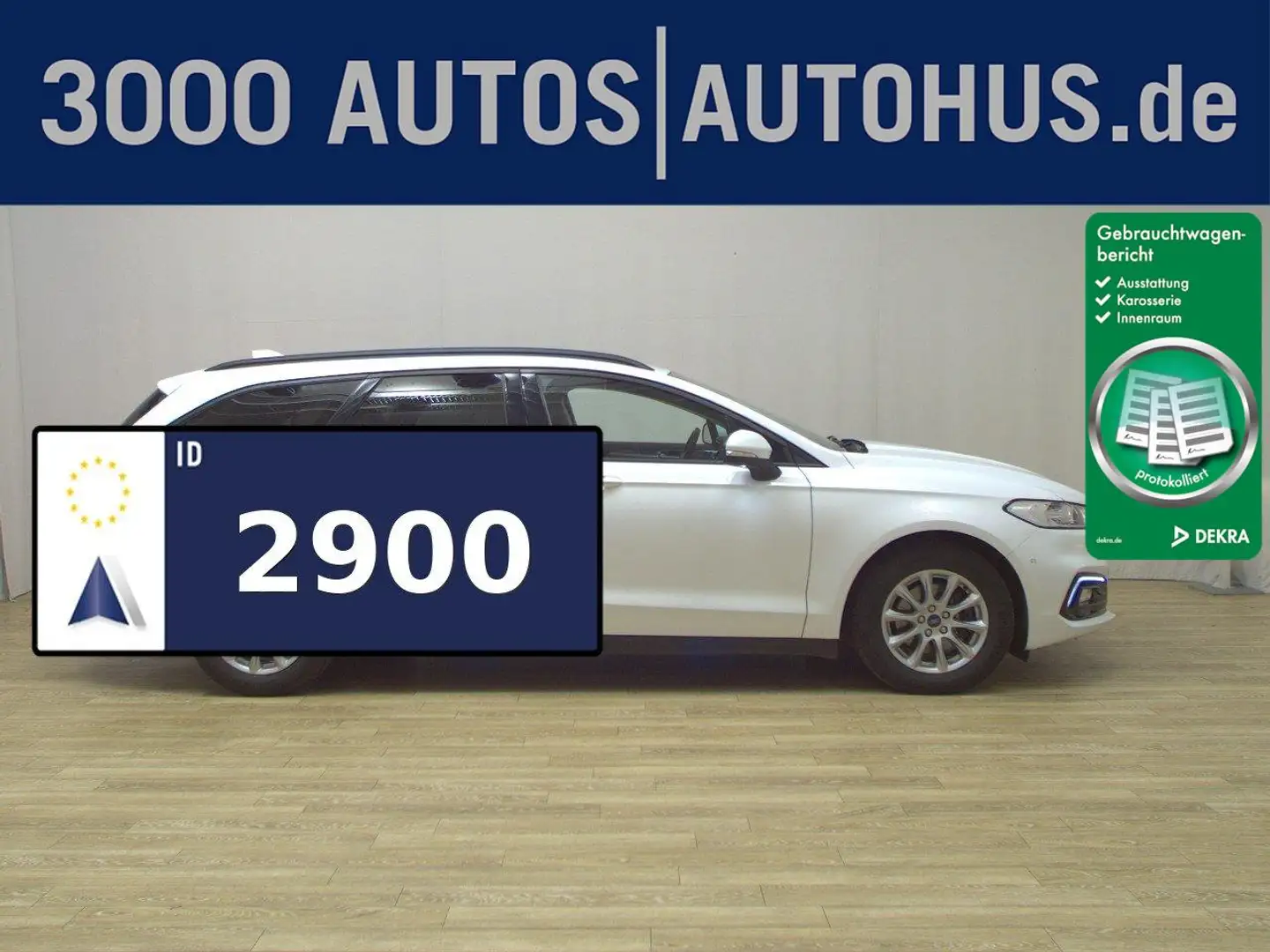 Ford Mondeo Turnier 2.0 EB Trend Navi Shz AHK PDC Weiß - 1