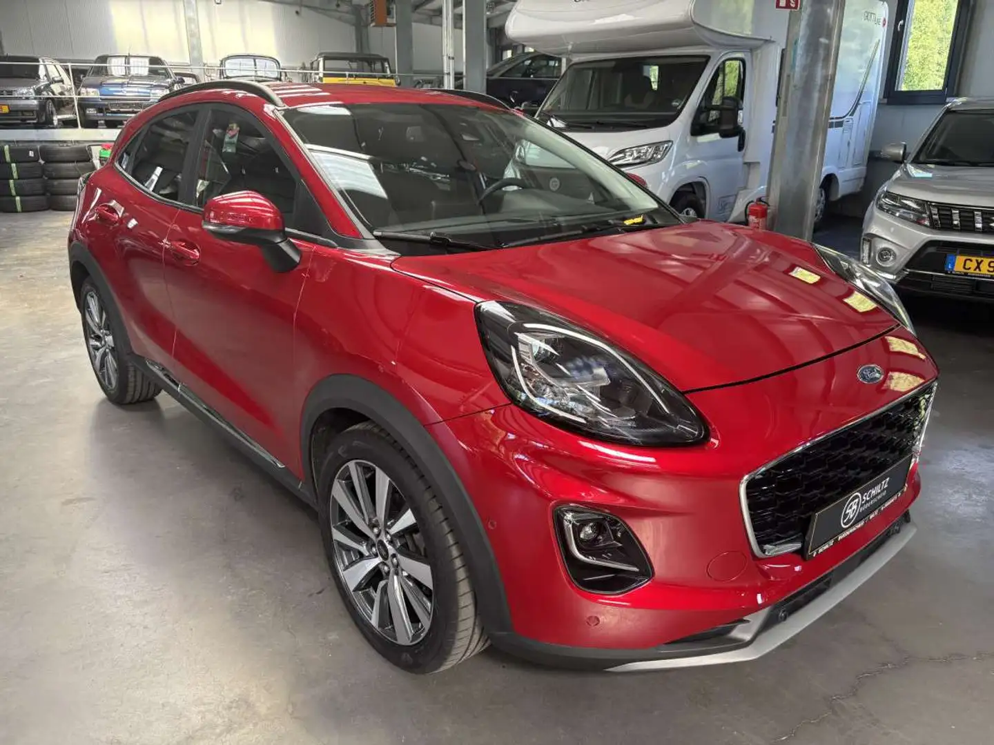 Ford Puma 1.0 EcoBoost auto. Rouge - 1