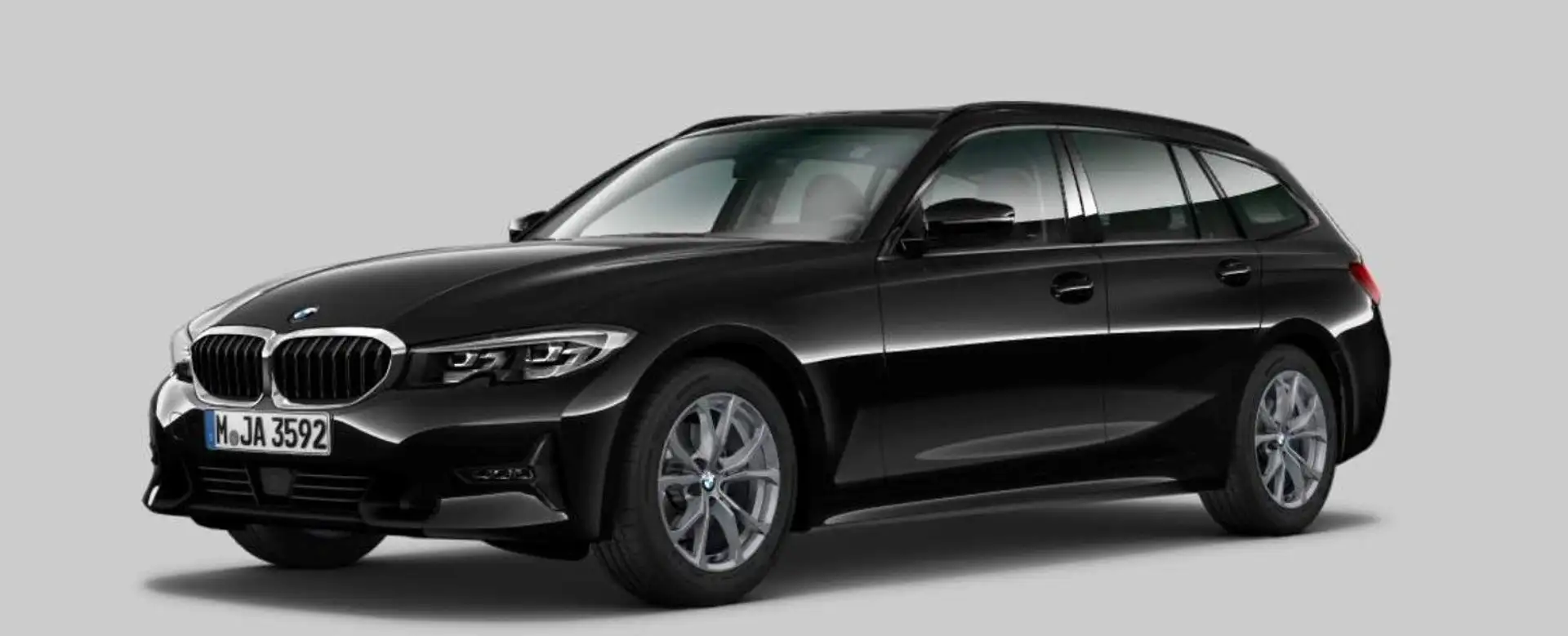 BMW 320 d Sport LivePR Pano H/K ACC CAM M-Lenk Komf Schwarz - 1