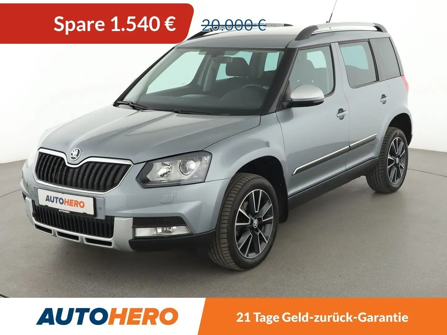 Skoda Yeti 1.4 TSI Style Outdoor 4x4 Aut.*BI-XENON*TEMPO*CAM* Grau - 1