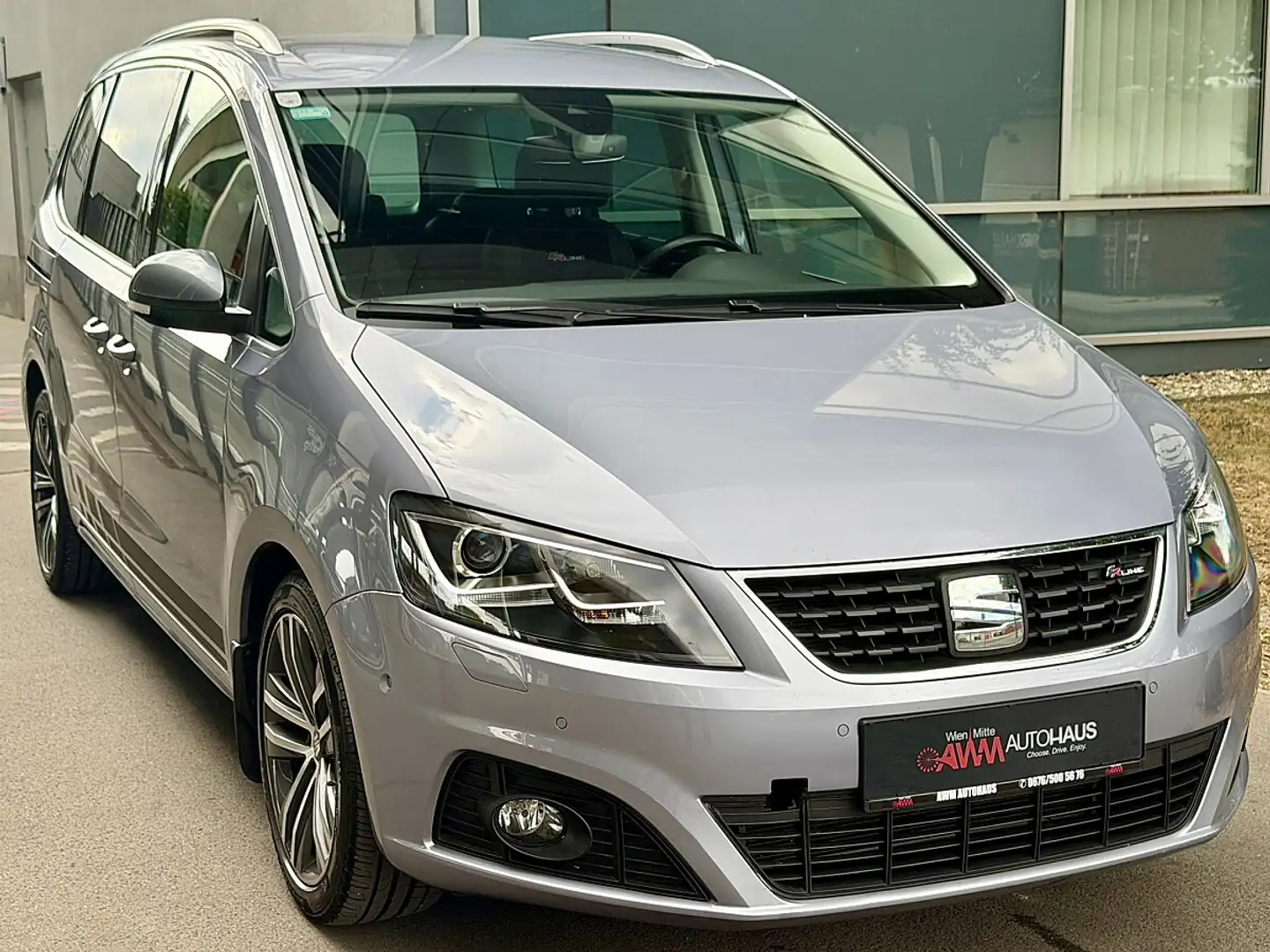 SEAT Alhambra FR 2,0 TDI 4Drive DSG | ACC | AHK | Standheizung Silber - 2