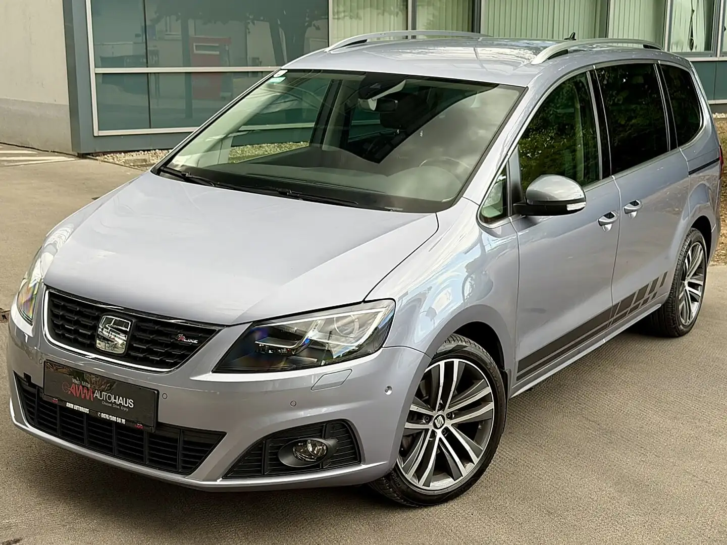 SEAT Alhambra FR 2,0 TDI 4Drive DSG | ACC | AHK | Standheizung Silber - 1