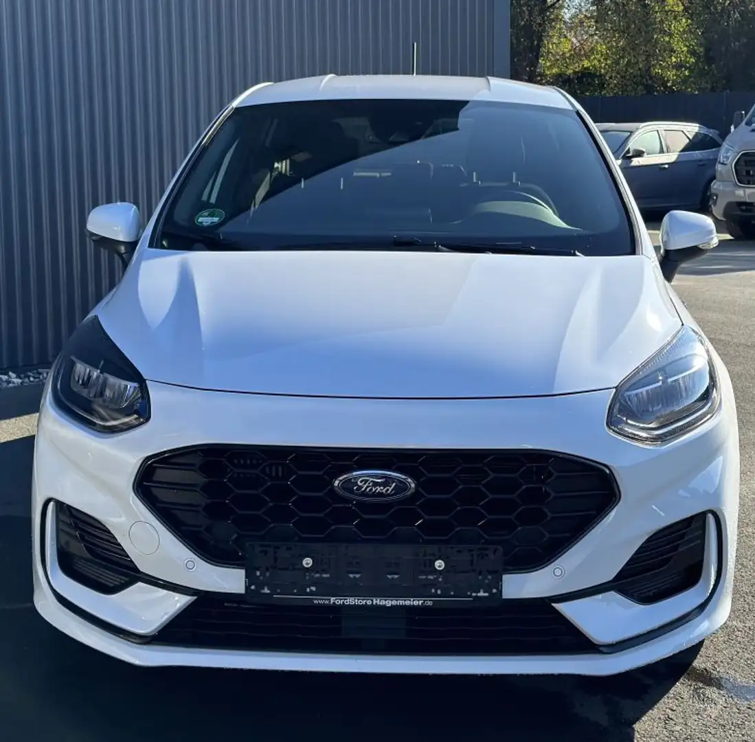 Ford Fiesta 1.0 EcoBoost Hybrid S&S Aut. ST-LINE Weiß - 2
