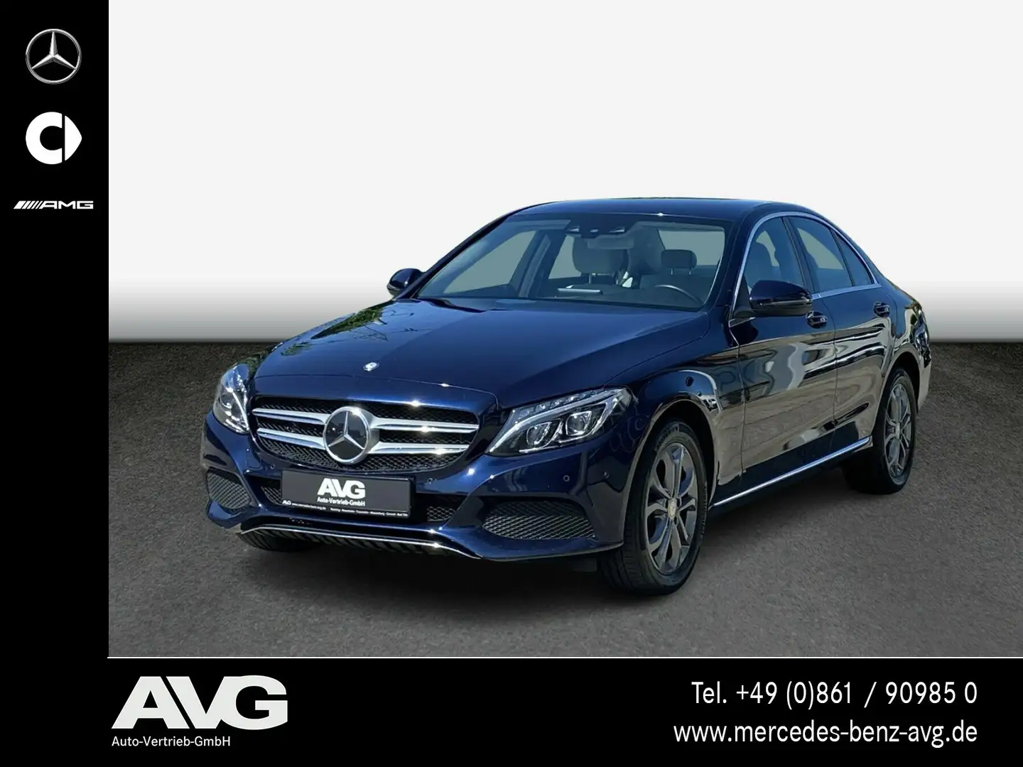 Mercedes-Benz C 250 C 250 d 4M Multibeam AHK Distronic Klima Navi Blau - 1