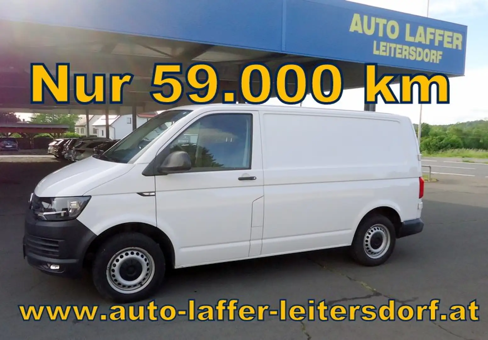Volkswagen T6 Transporter Kasten**Nur 59.000KM**Klima**1.Bes Weiß - 1
