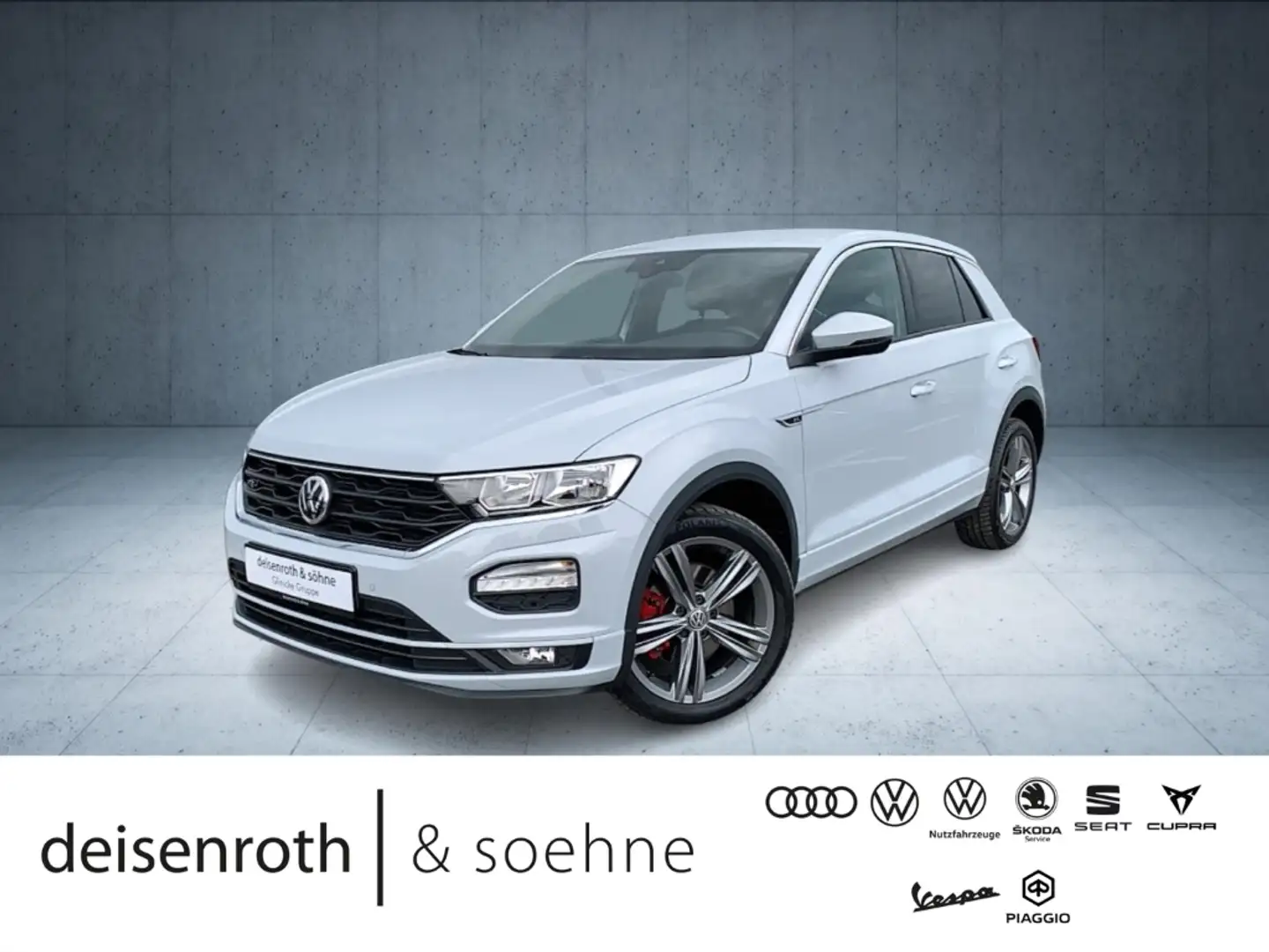 Volkswagen T-Roc Sport 1.5 TSI DSG R-Line/AppCon/18''/Nav/Clima/SHZ Weiß - 1