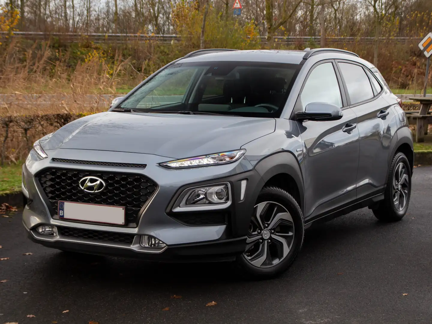 Hyundai KONA Kona 1.6 GDI DCT Hybrid Blauw - 1