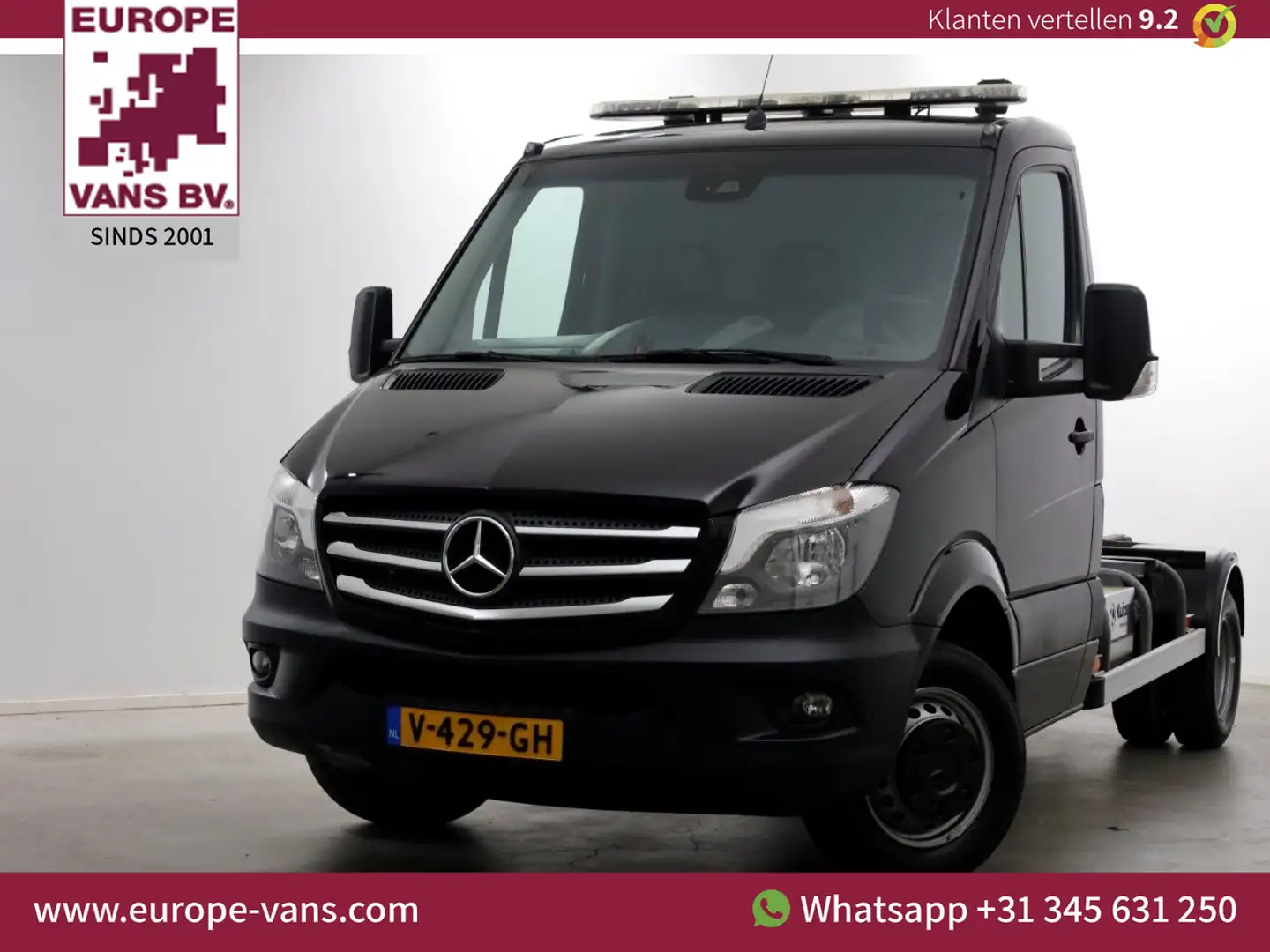 Mercedes-Benz Sprinter 519 3.0 CDI V6 E6 7G Automaat BE Trekker 05-2017 Zwart - 1