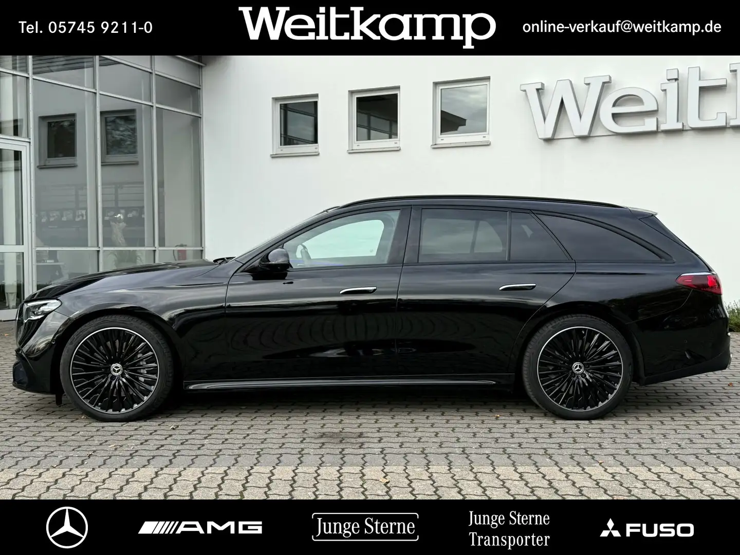 Mercedes-Benz E 450 E 450 4M T AMG-Premium+Airmatik+AHK+20"+Burmest. Schwarz - 2