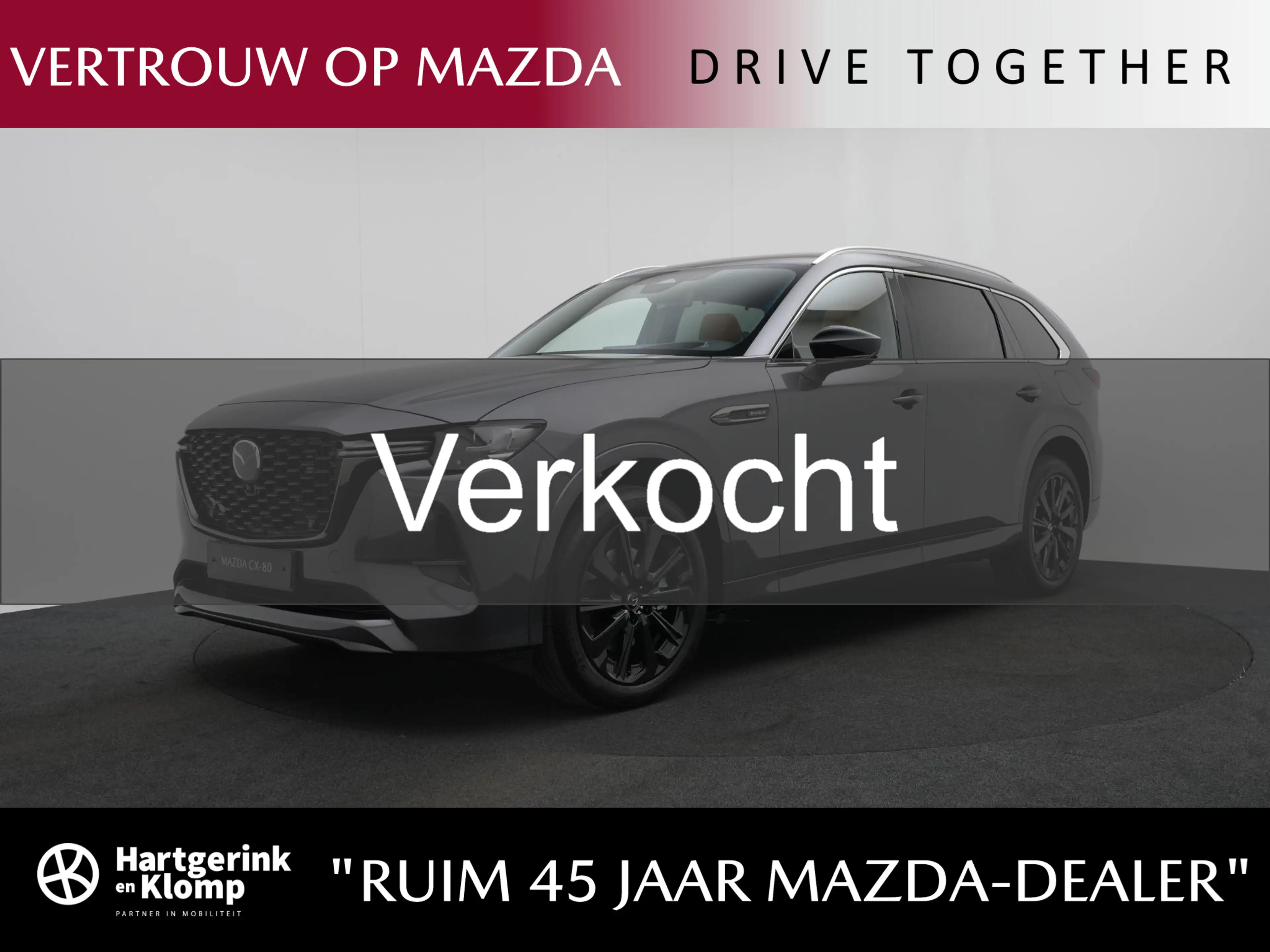 Mazda CX-80 2.5 E-SKYACTIV PHEV Homura Plus 4WD automaat 6p. |