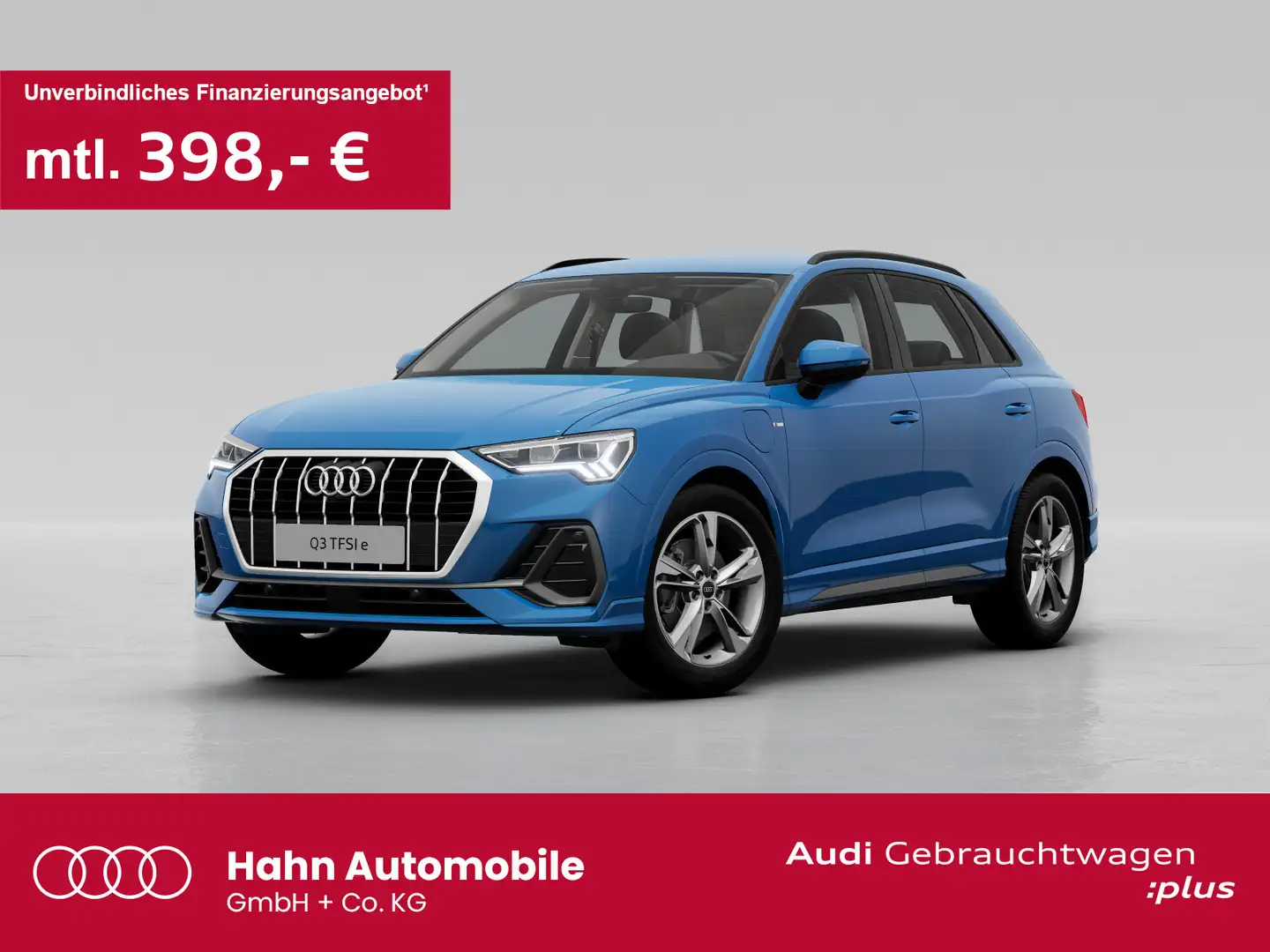 Audi Q3 45 TFSIe S line AHK Virtual CAM 360° Navi LED Blauw - 1