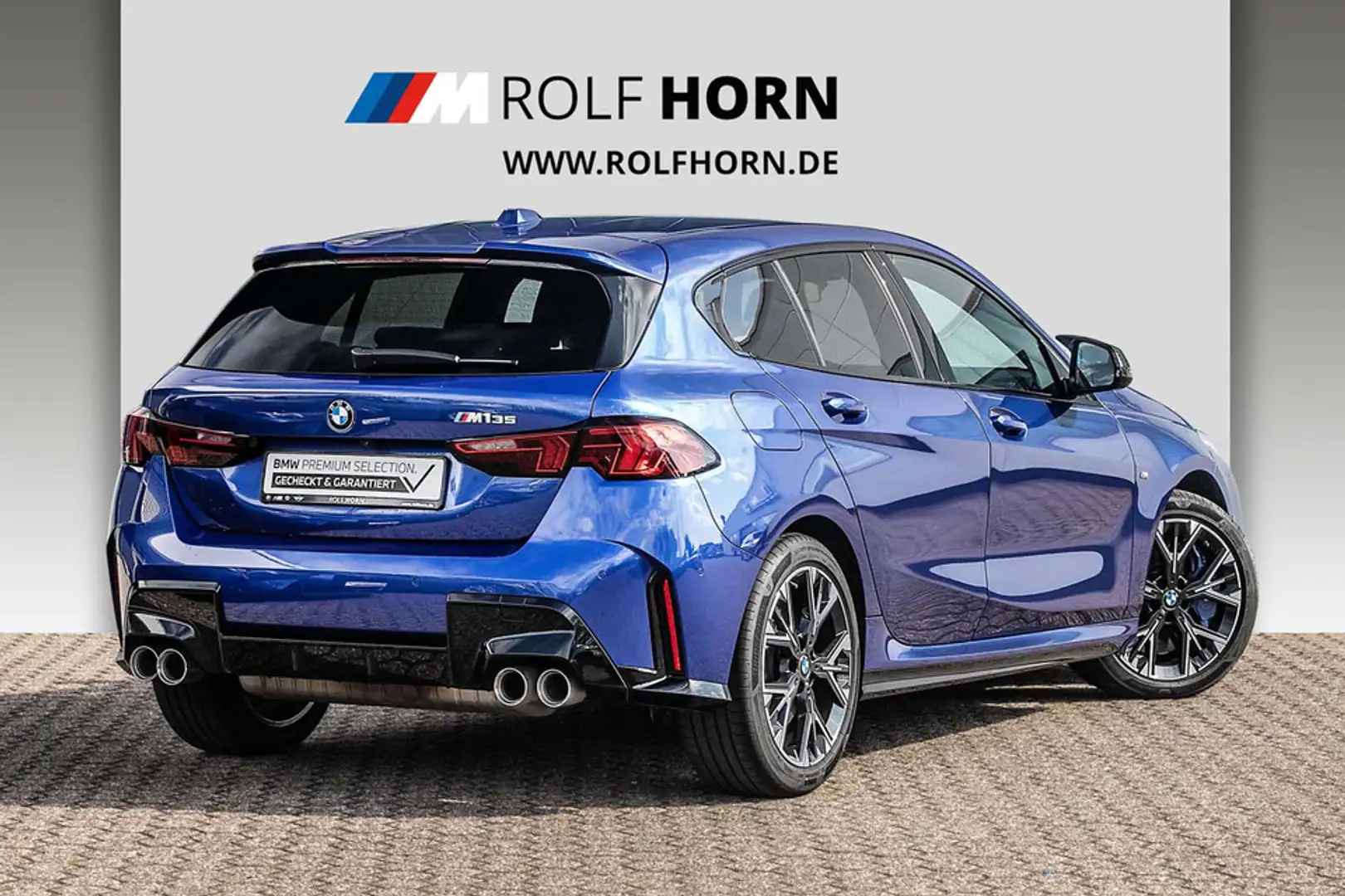 BMW 1er M Coupé M135 xDrive harman/kardon RfKam Navi LED Sitzhzg Blau - 2