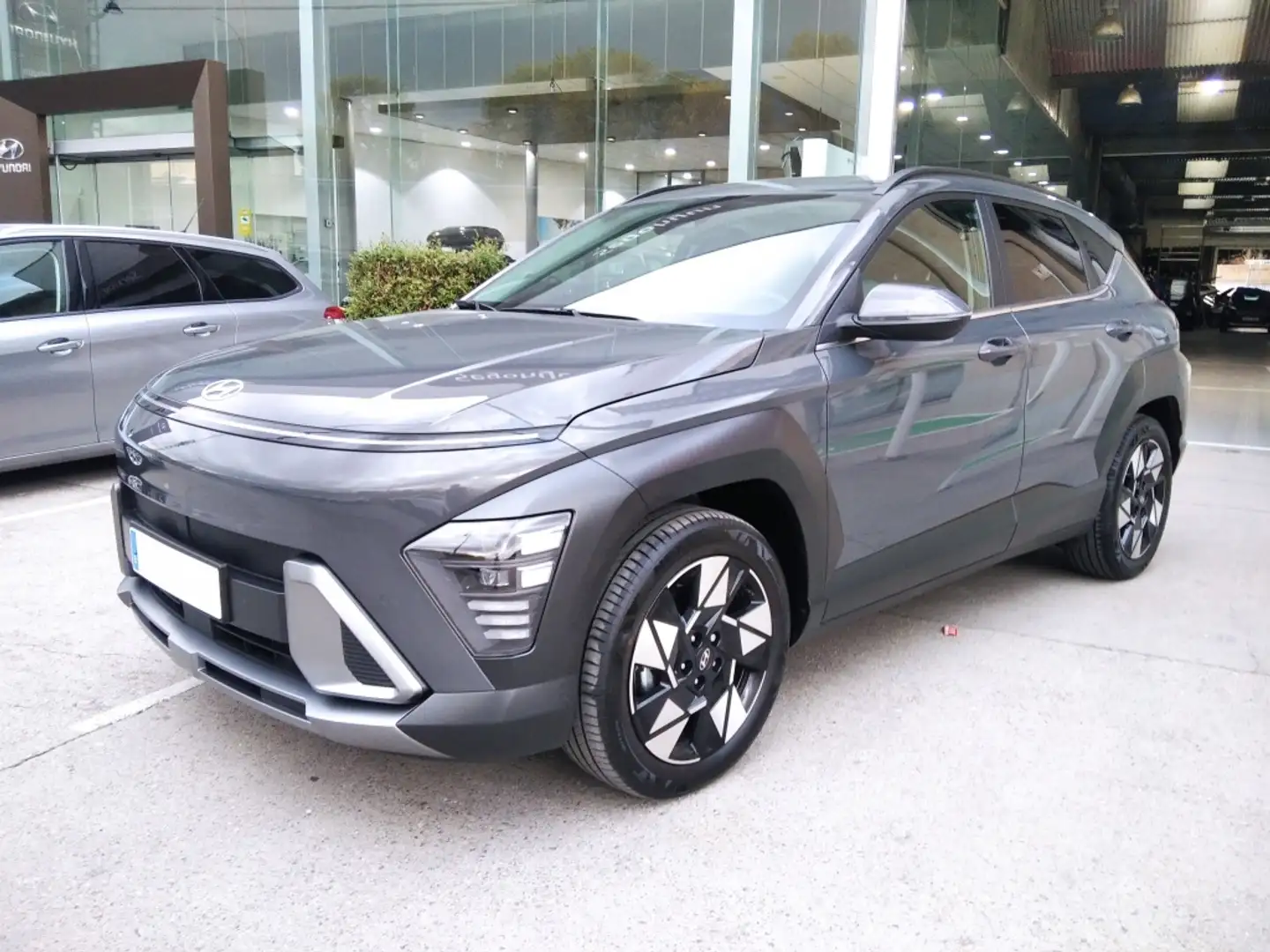 Hyundai KONA HEV 1.6 GDI Tecno DT Gris - 1