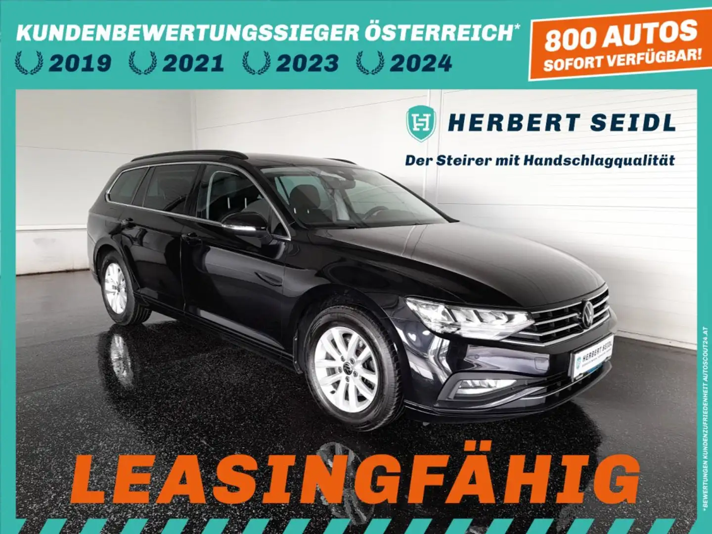 Volkswagen Passat Variant BUSINESS 2,0 TDI DSG *VOLL-LED MIT FLA / NAVI / ACC / KAMERA / SPORT MASSAGESITZ / E-KLAPPE / 3-ZONEN KLIMA* Schwarz - 1