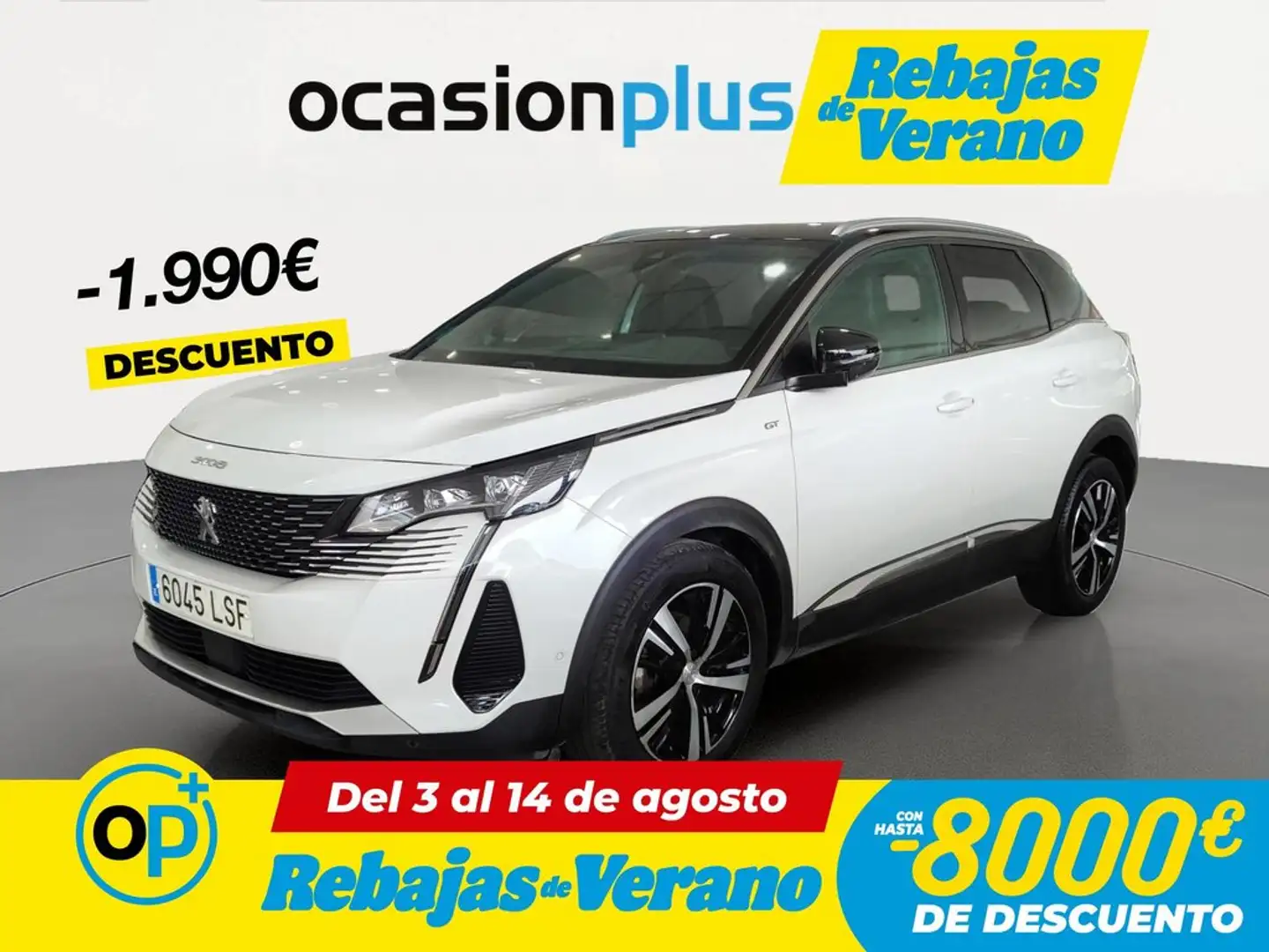 Peugeot 3008 1.5BlueHDi GT S&S EAT8 130 Blanco - 1