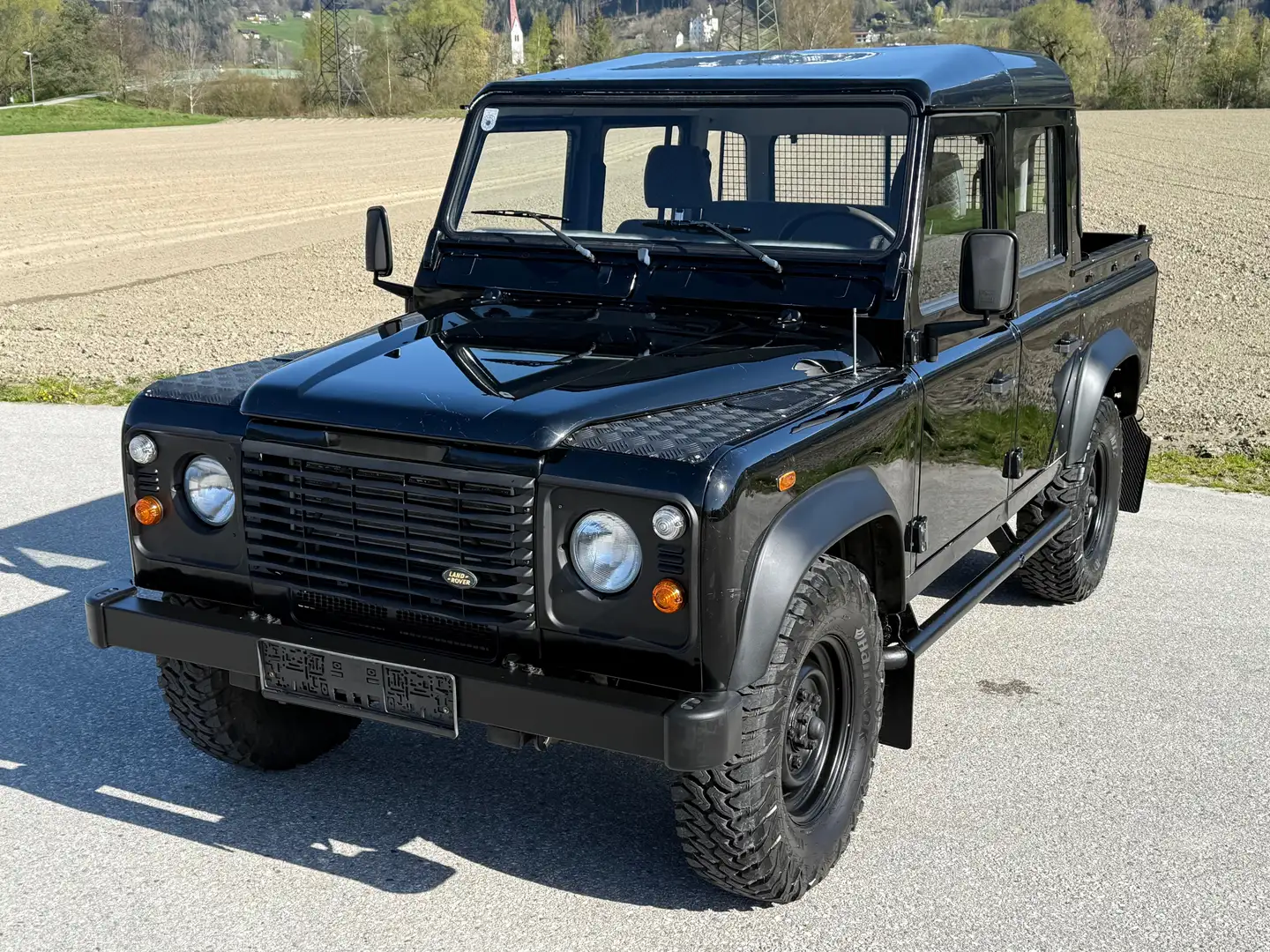 Land Rover Defender 2.5 Td5 110 E Crew Cab *Pickerl Neu* Negro - 2
