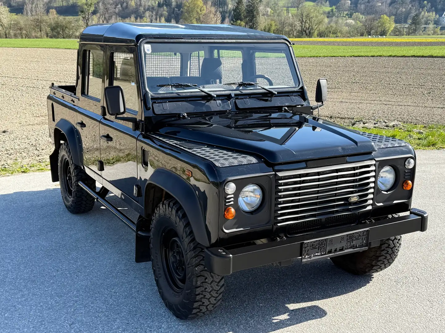 Land Rover Defender 2.5 Td5 110 E Crew Cab *Pickerl Neu* Negro - 1