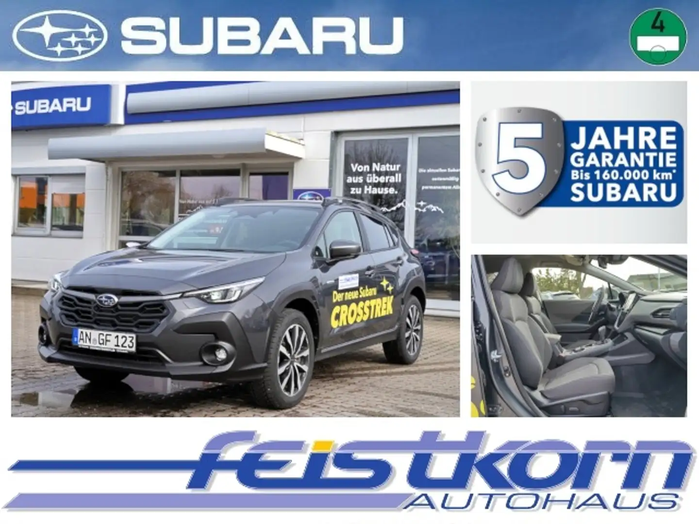 Subaru Crosstrek 2.0ie e-BOXER Comfort Lineartronic Grigio - 1