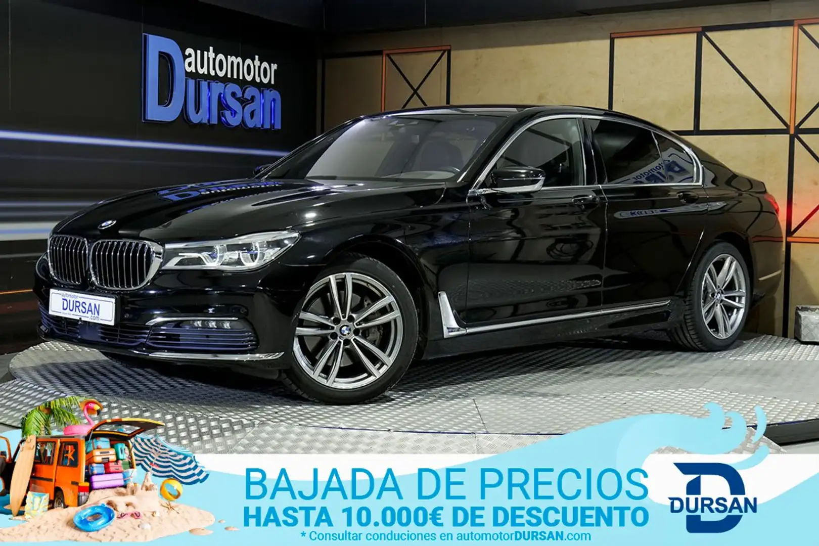 BMW 730 730dA xDrive Negro - 1