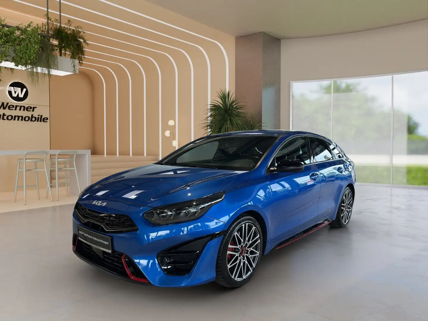 Kia ProCeed / pro_cee'd Proceed 1.6 T GT DCT Navi PDC RFK JBL Blau - 1