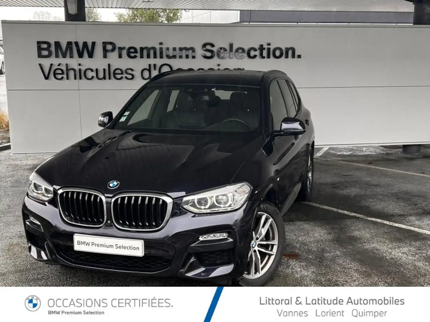 BMW X3 xDrive20iA 184ch M Sport Schwarz - 1