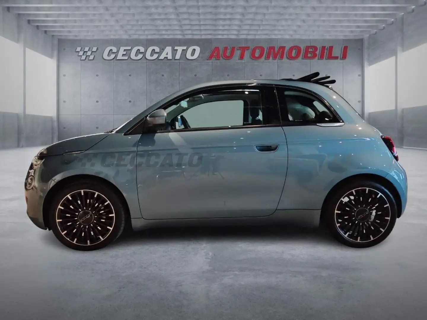 Fiat 500e 500e Cabrio 42 kWh Icon Bleu - 2