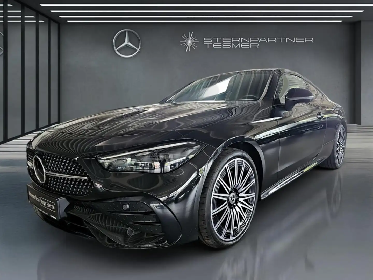 Mercedes-Benz CLE 450 4M Coupé AMG +360°+LEDER+DIST+NIGHT+PANO Schwarz - 2