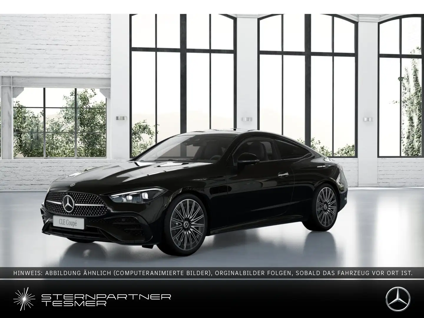 Mercedes-Benz CLE 450 4M Coupé AMG +360°+LEDER+DIST+NIGHT+PANO Zwart - 1